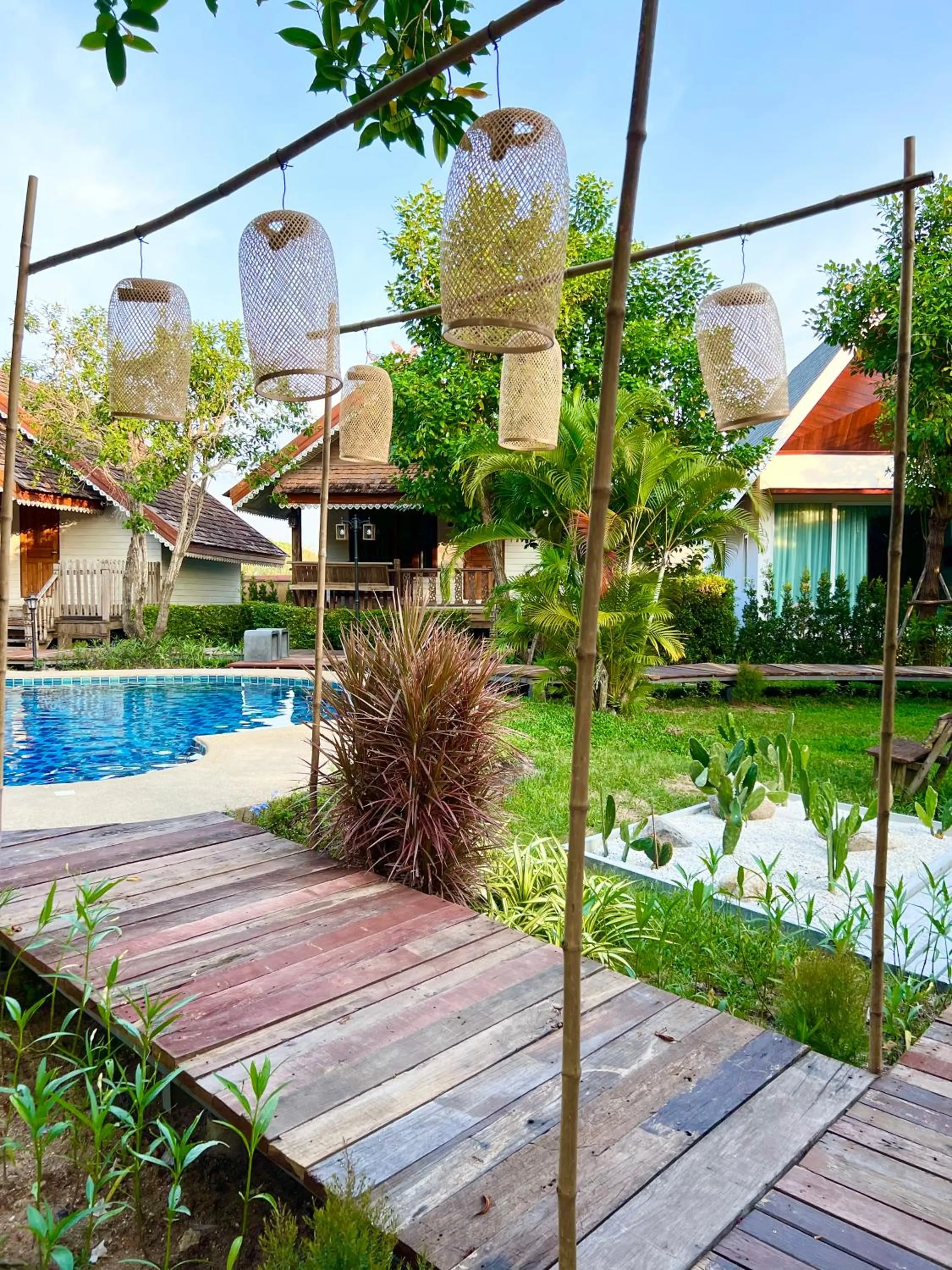 Garden view in Siri Lagoona Resort