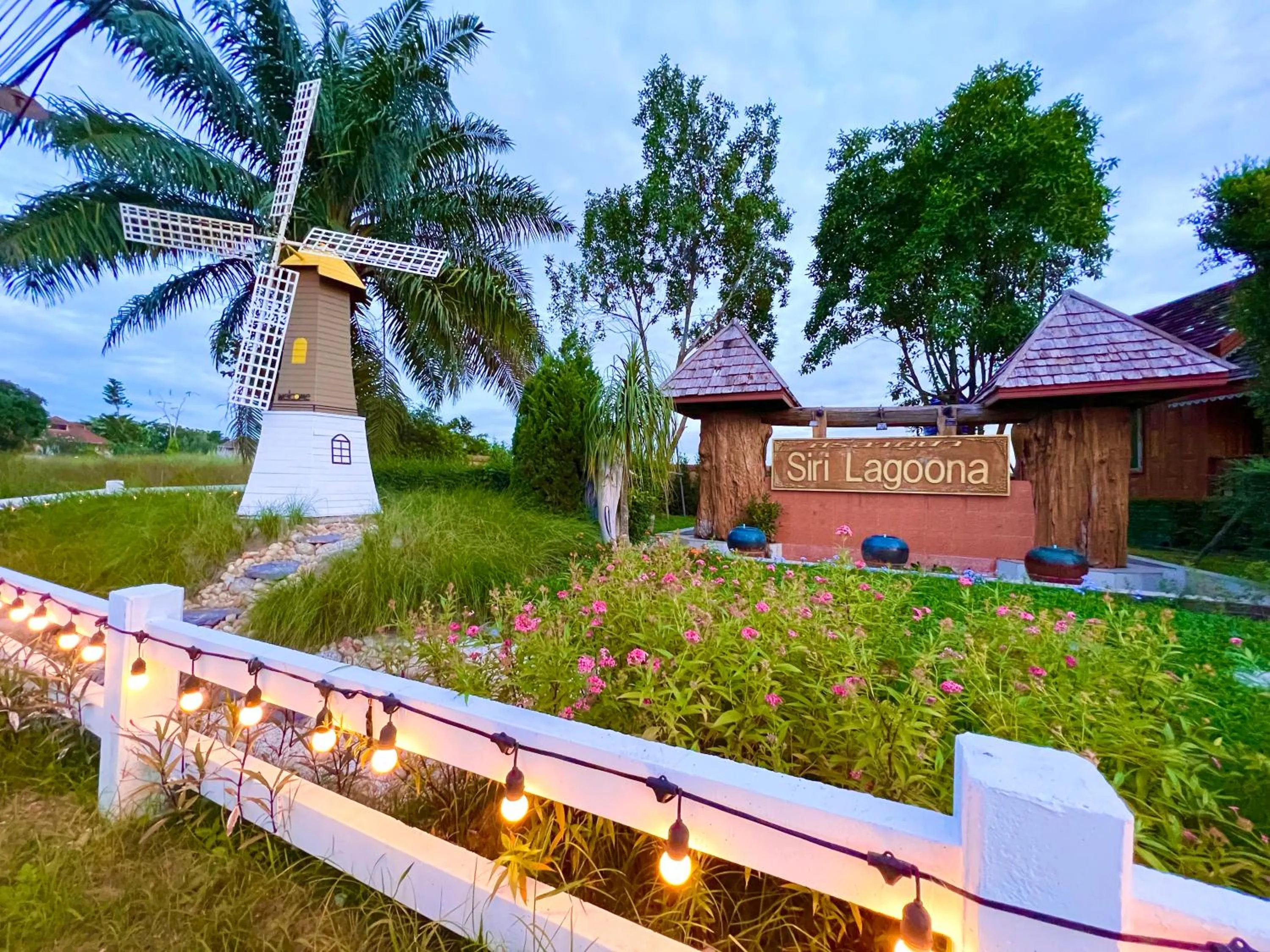 Garden in Siri Lagoona Resort