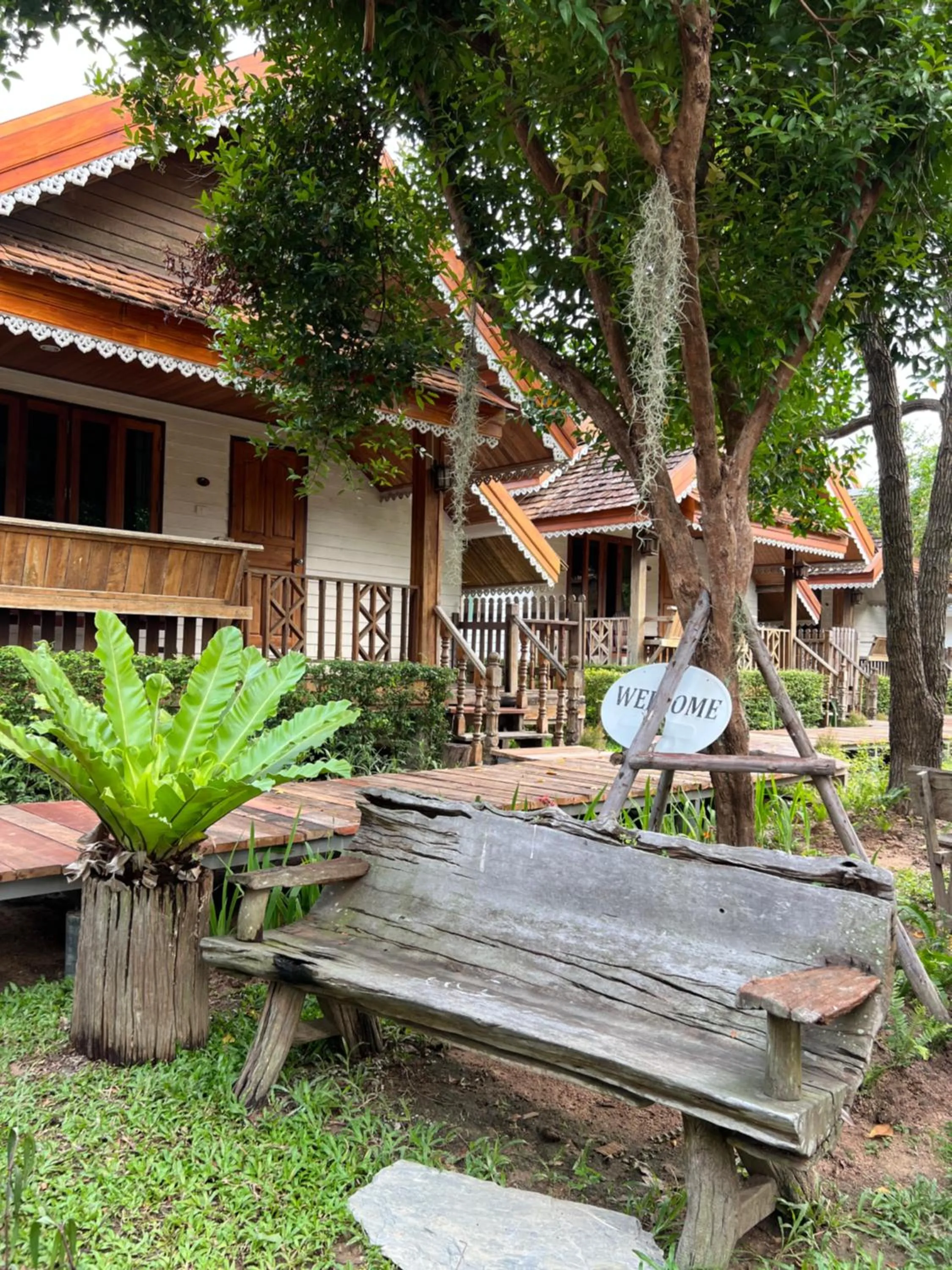 Garden view in Siri Lagoona Resort