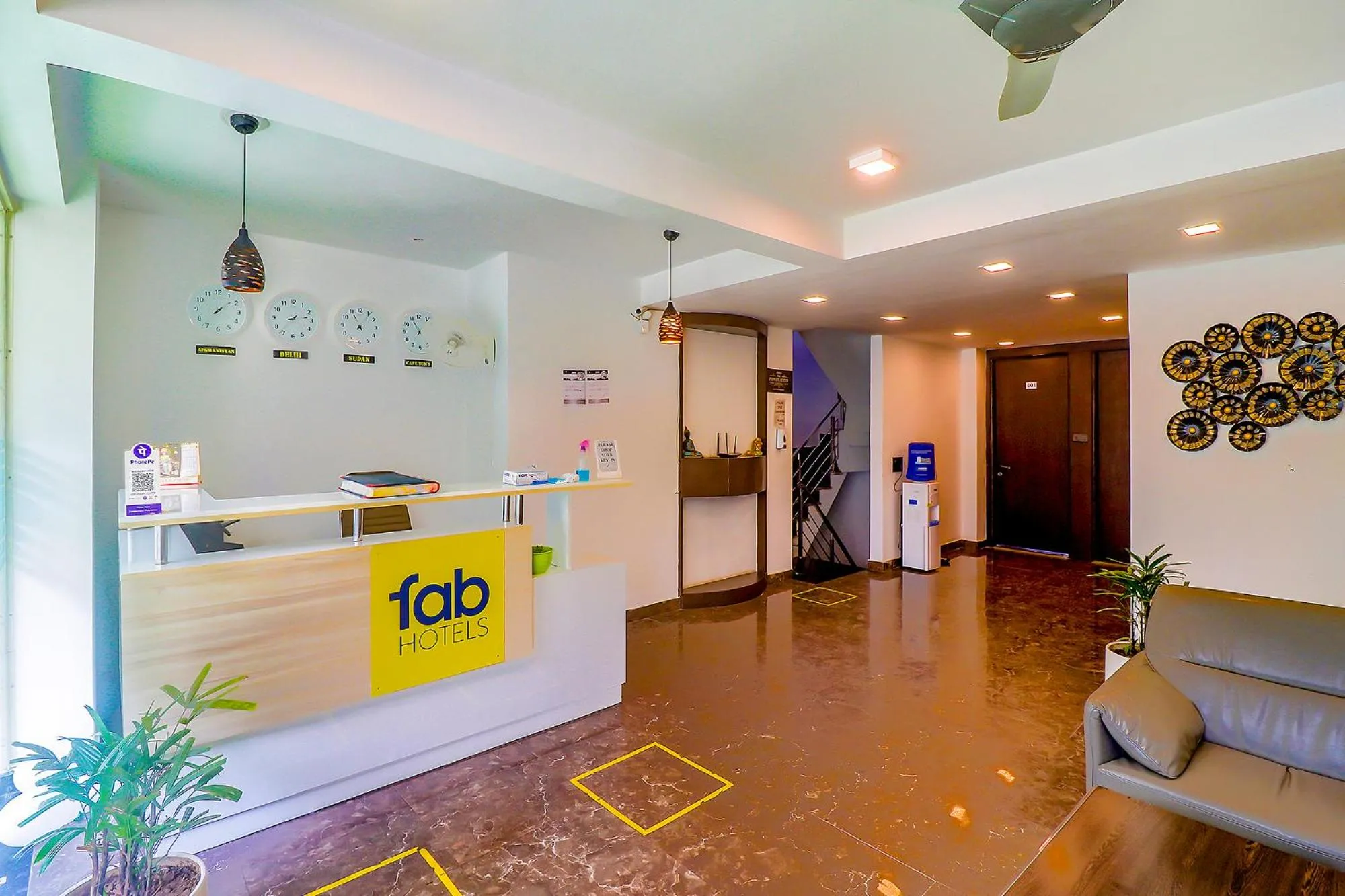 Lobby or reception in FabHotel Kiara The Private Suites