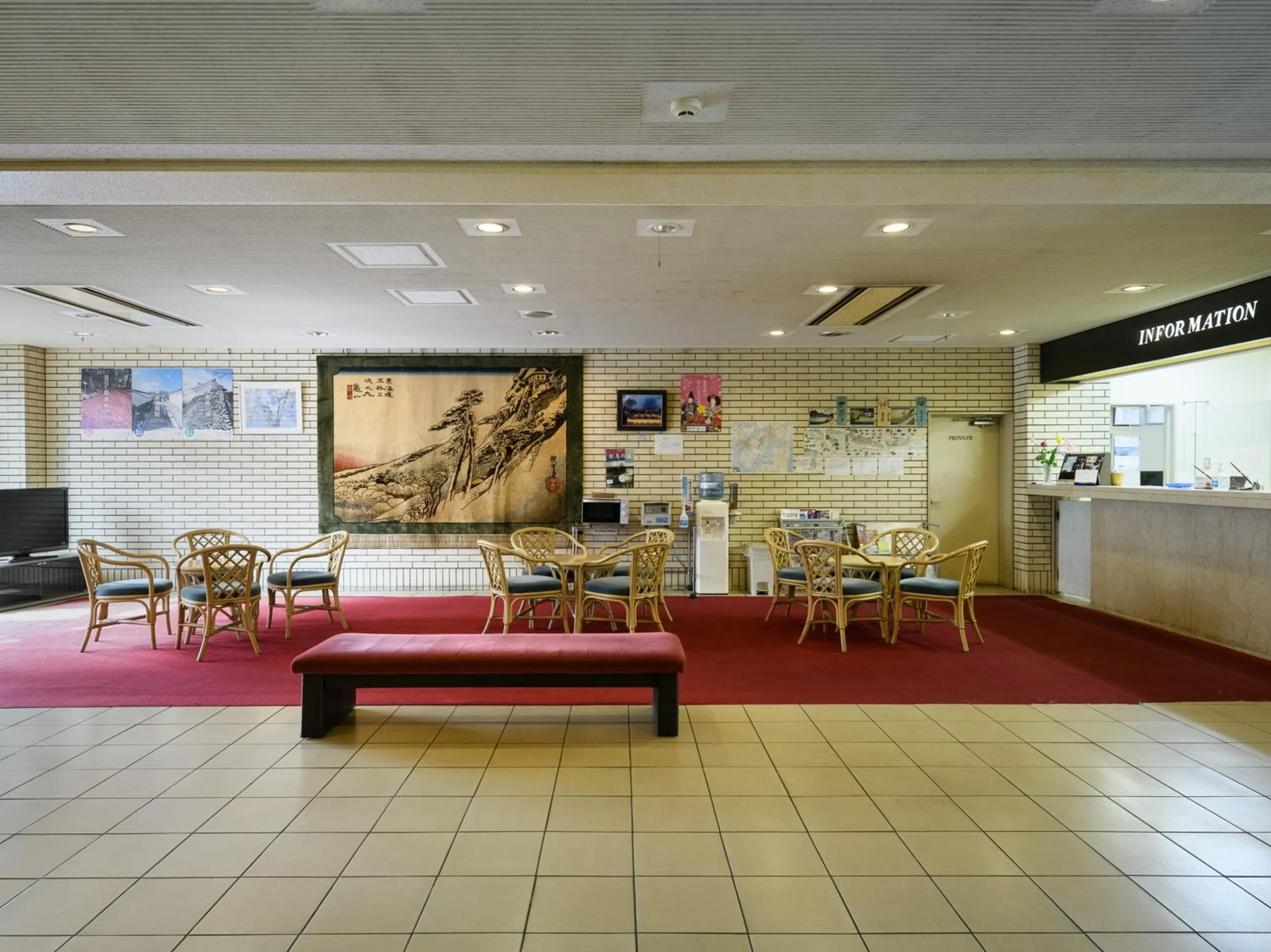 Lobby or reception in Tabist Kameyama Daiichi Hotel