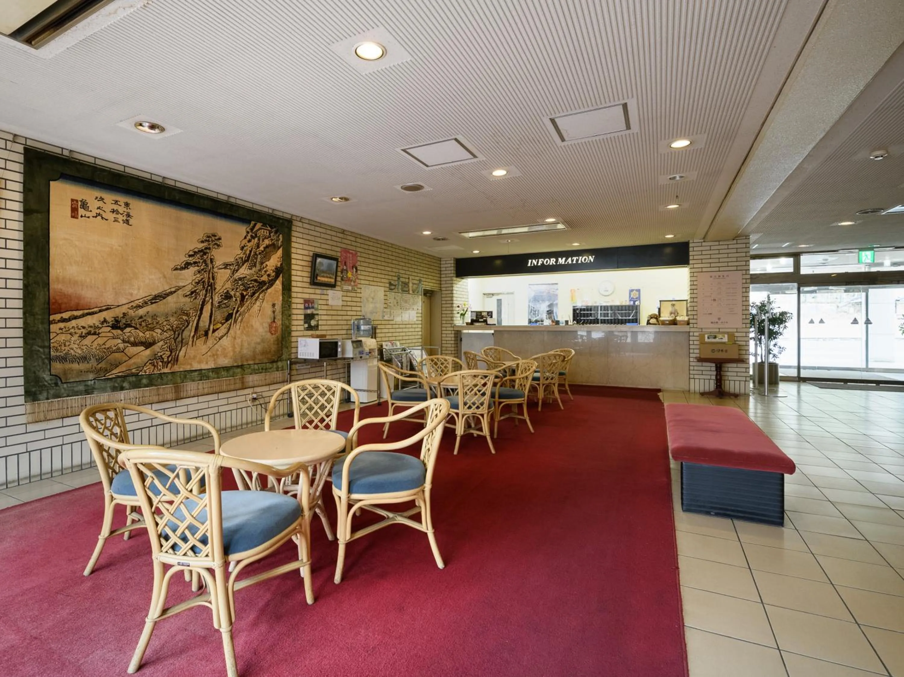 Lobby or reception in Tabist Kameyama Daiichi Hotel