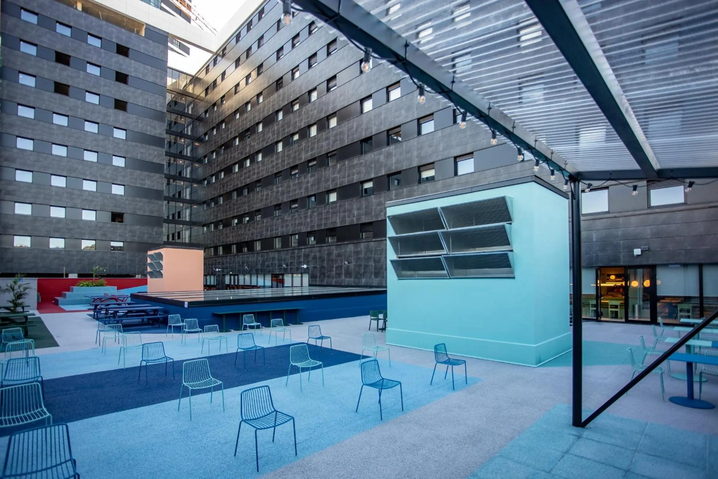 Balcony/Terrace in Residencia Universitaria Resa San Mamés