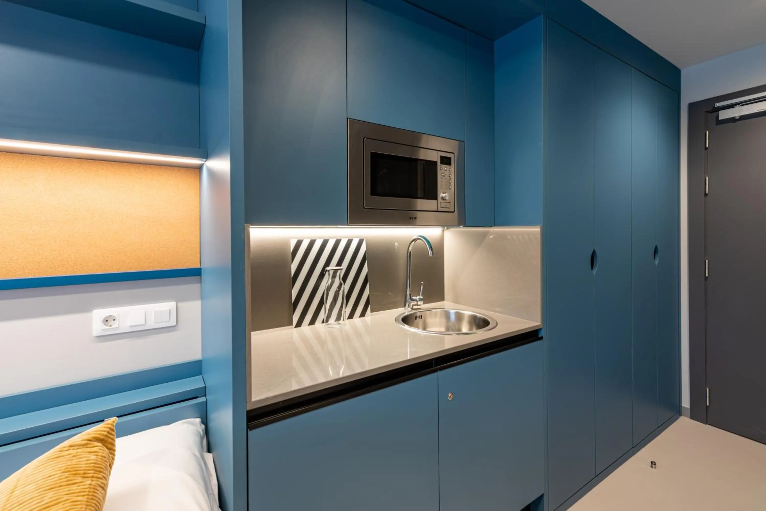 Kitchen or kitchenette in Residencia Universitaria Resa San Mamés