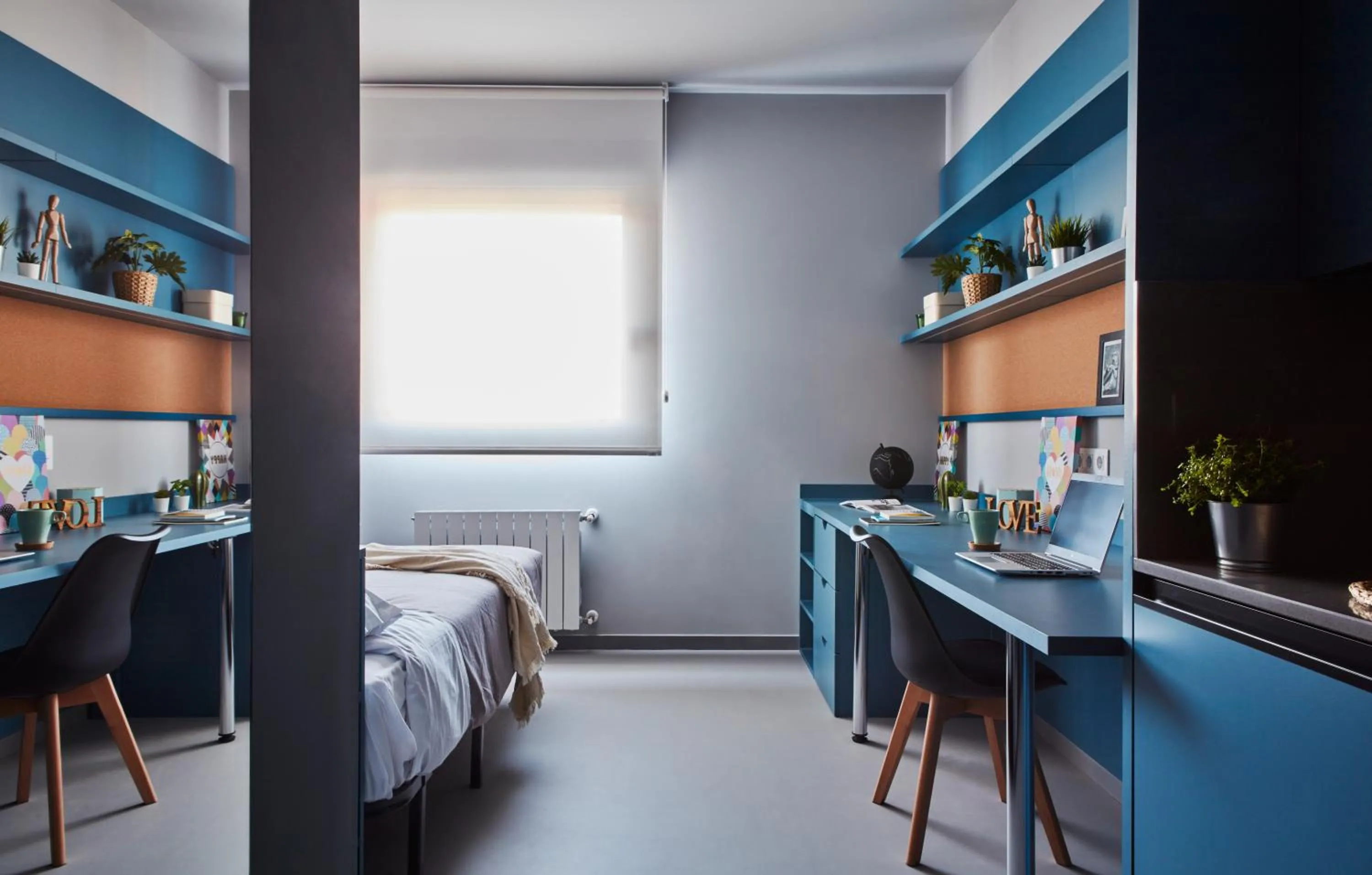 Bedroom, Bed in Residencia Universitaria Resa San Mamés