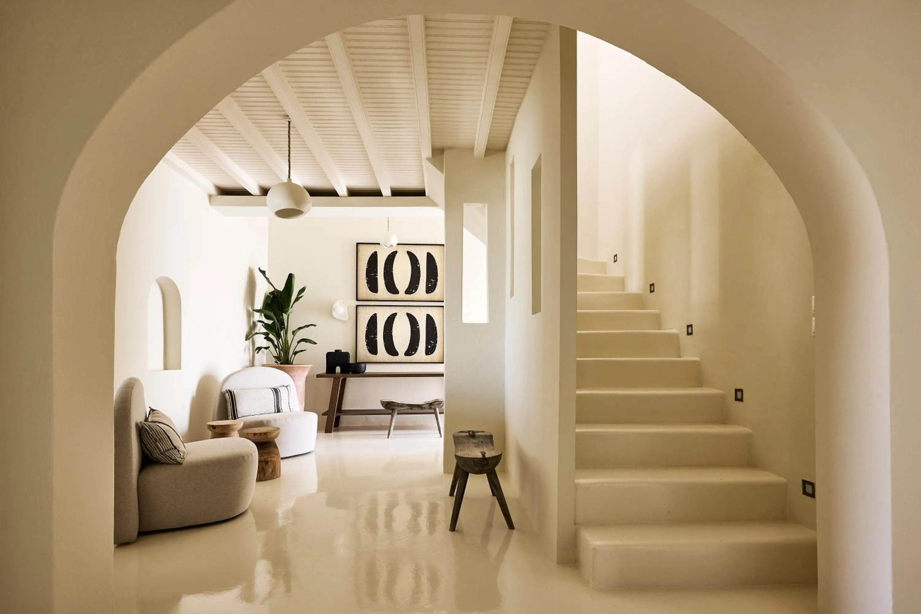 Seating area in Sharm Hotel Mykonos