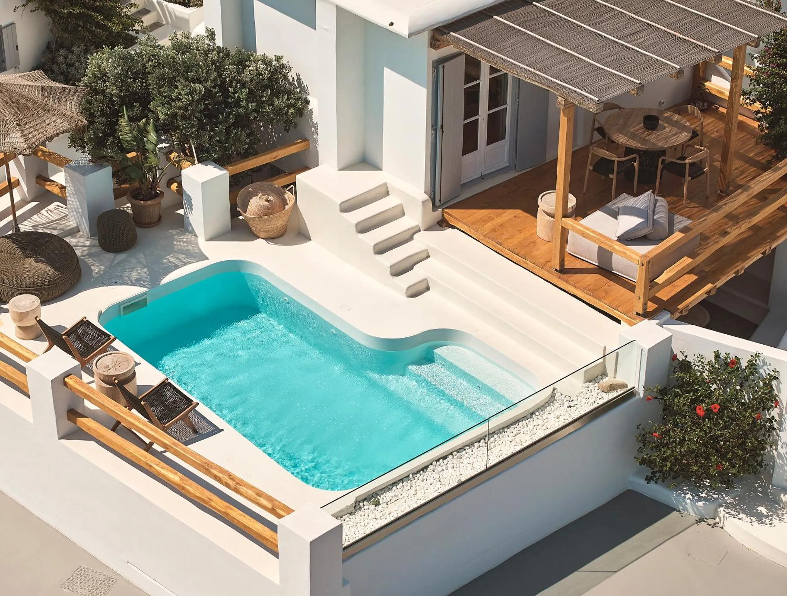 Pool view in Sharm Hotel Mykonos
