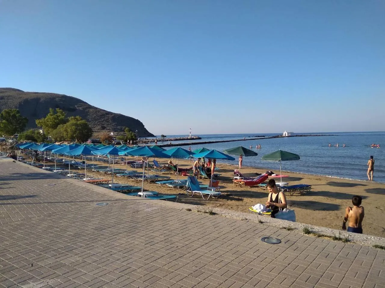 Beach in Drosia Hotel