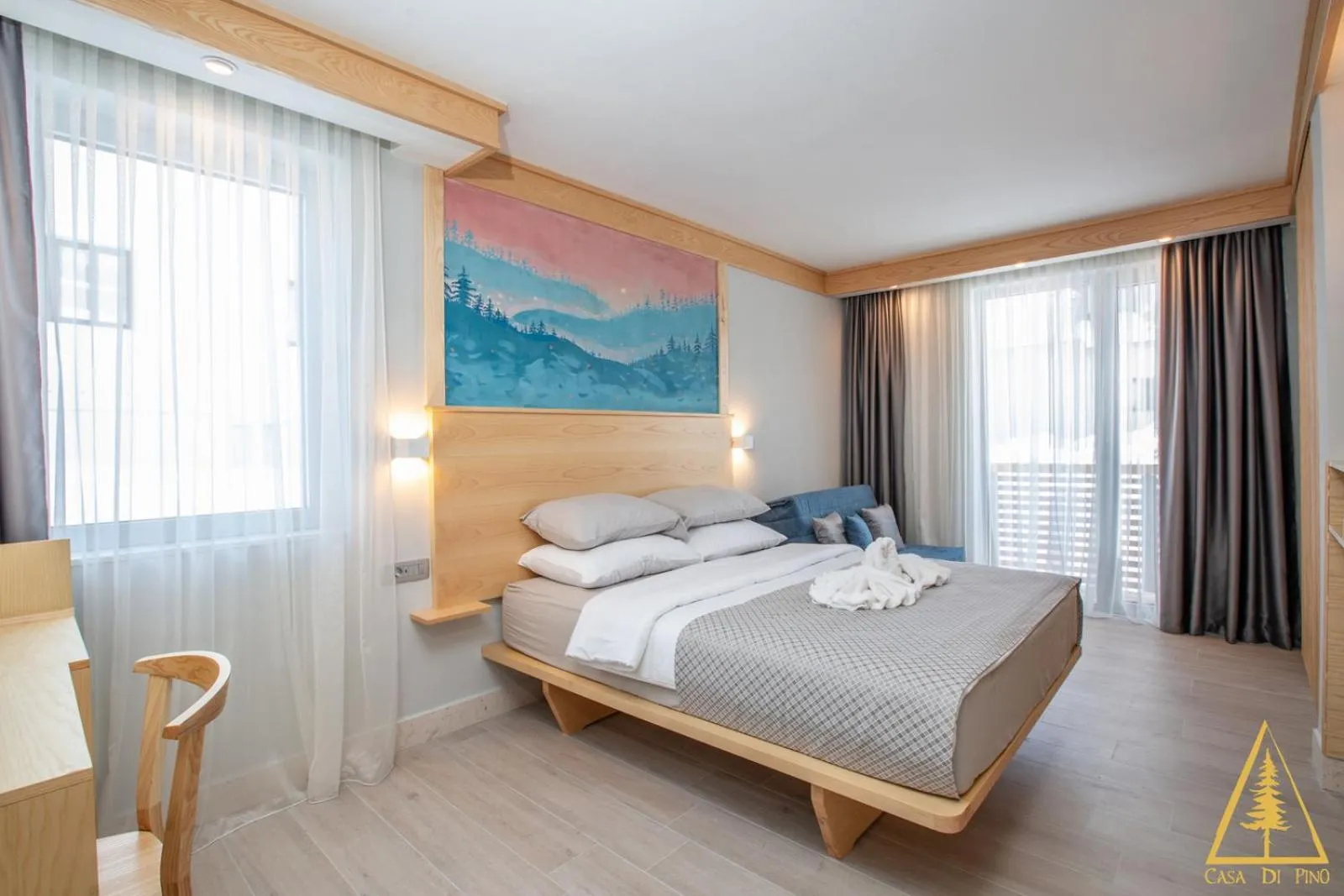 Photo of the whole room, Bed in Casa di Pino EcoLodge Hotel