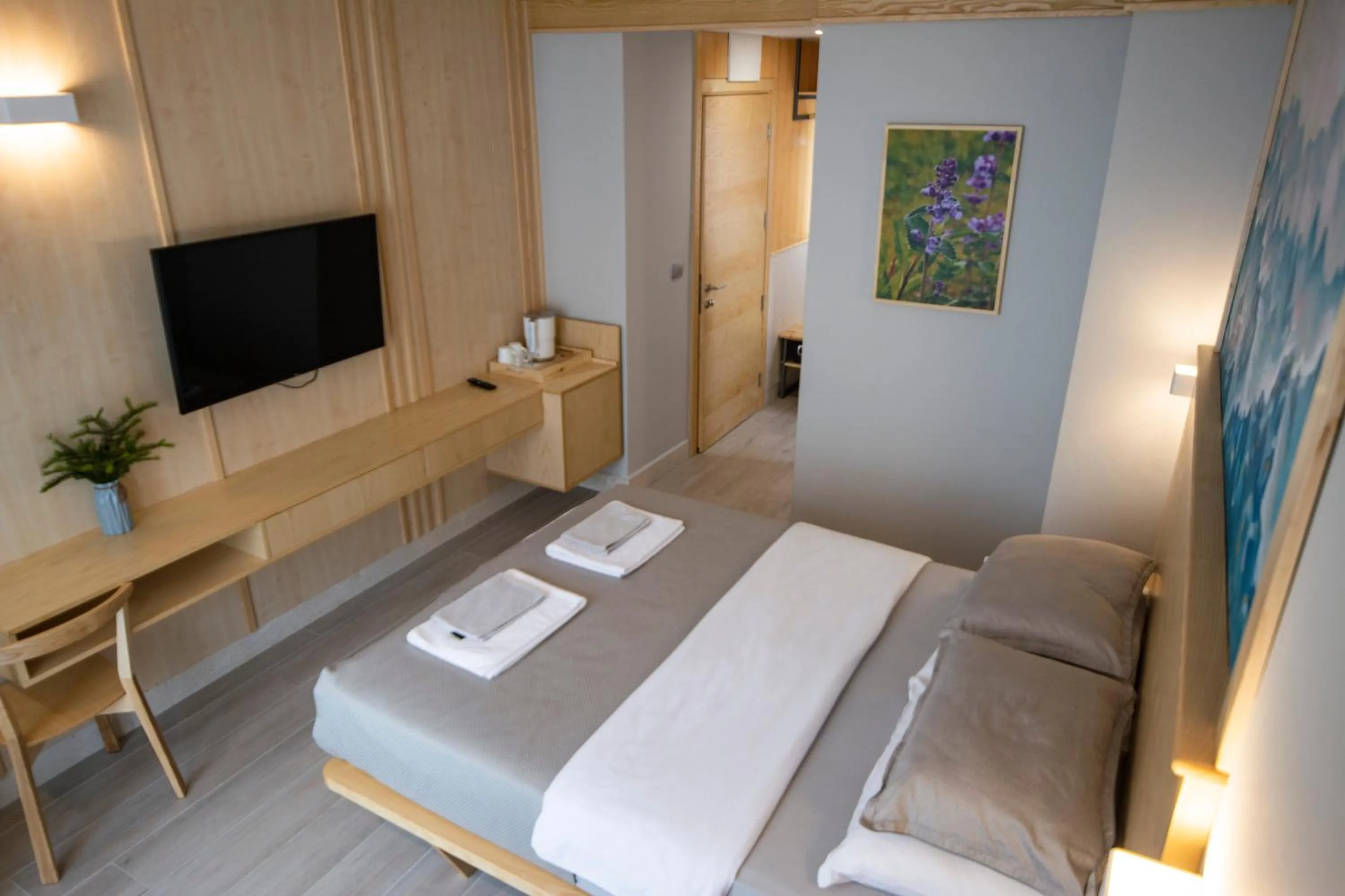 TV and multimedia, Bed in Casa di Pino EcoLodge Hotel