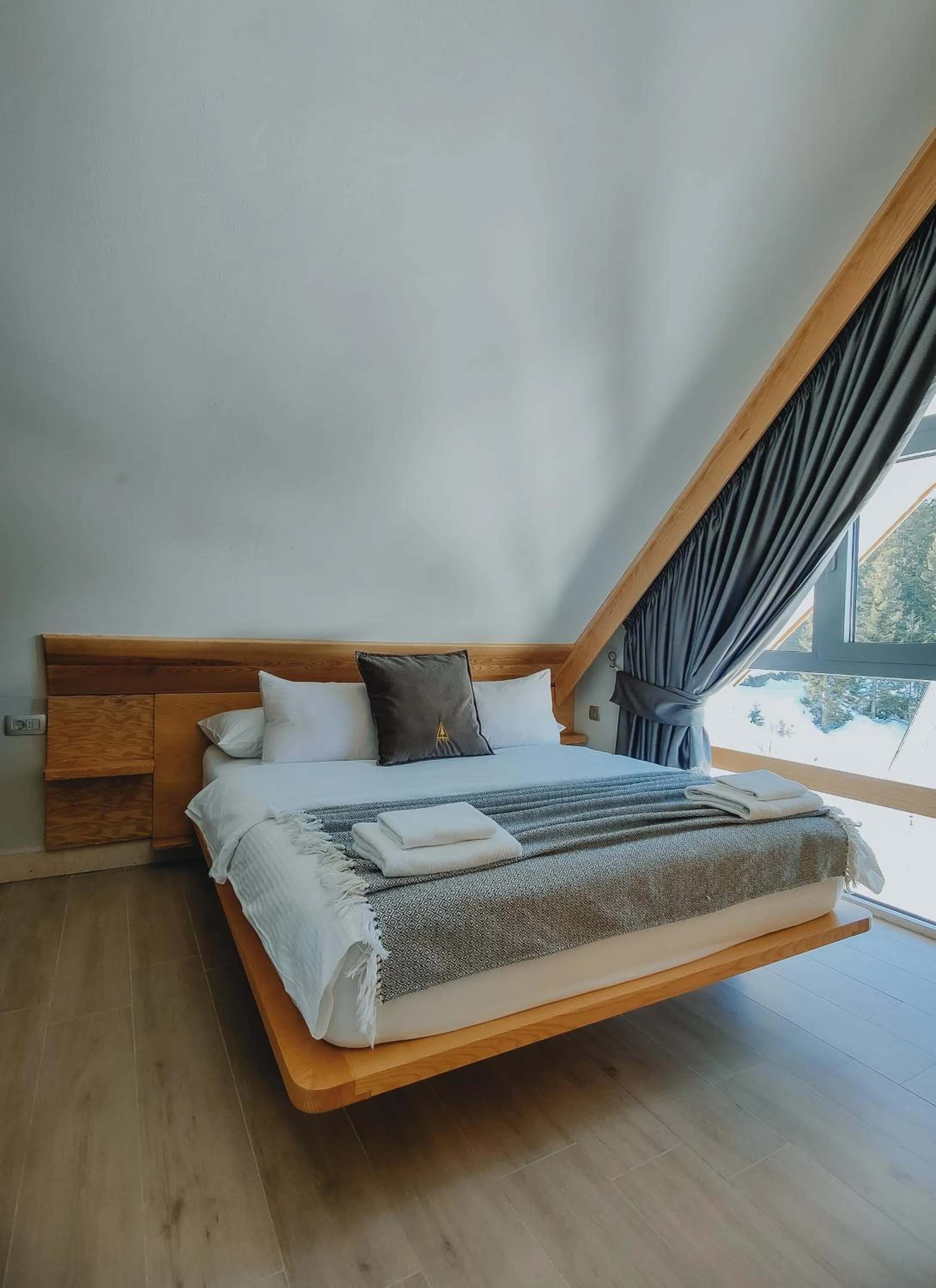 Bed in Casa di Pino EcoLodge Hotel