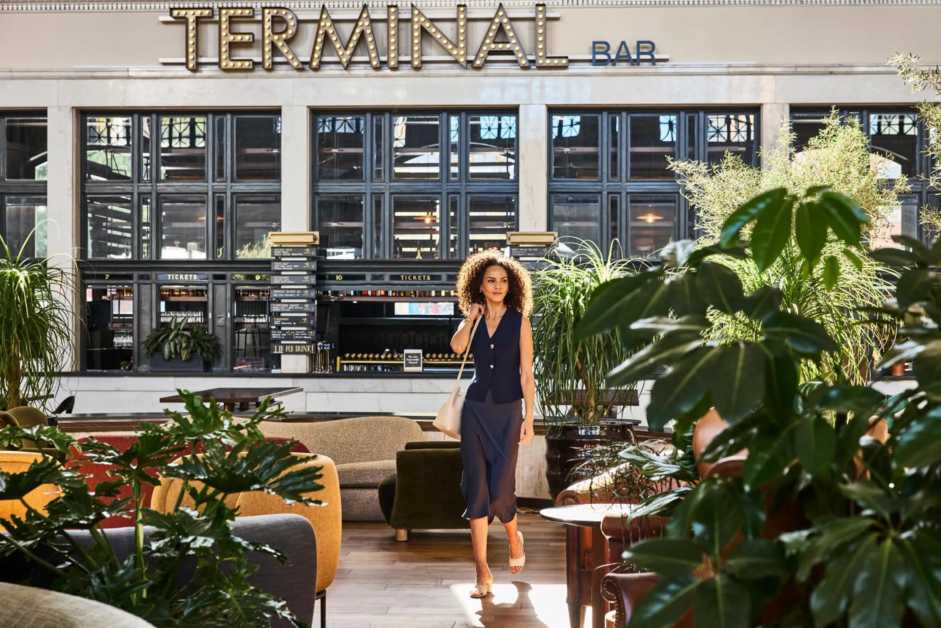 Seating area in The Crawford Hotel