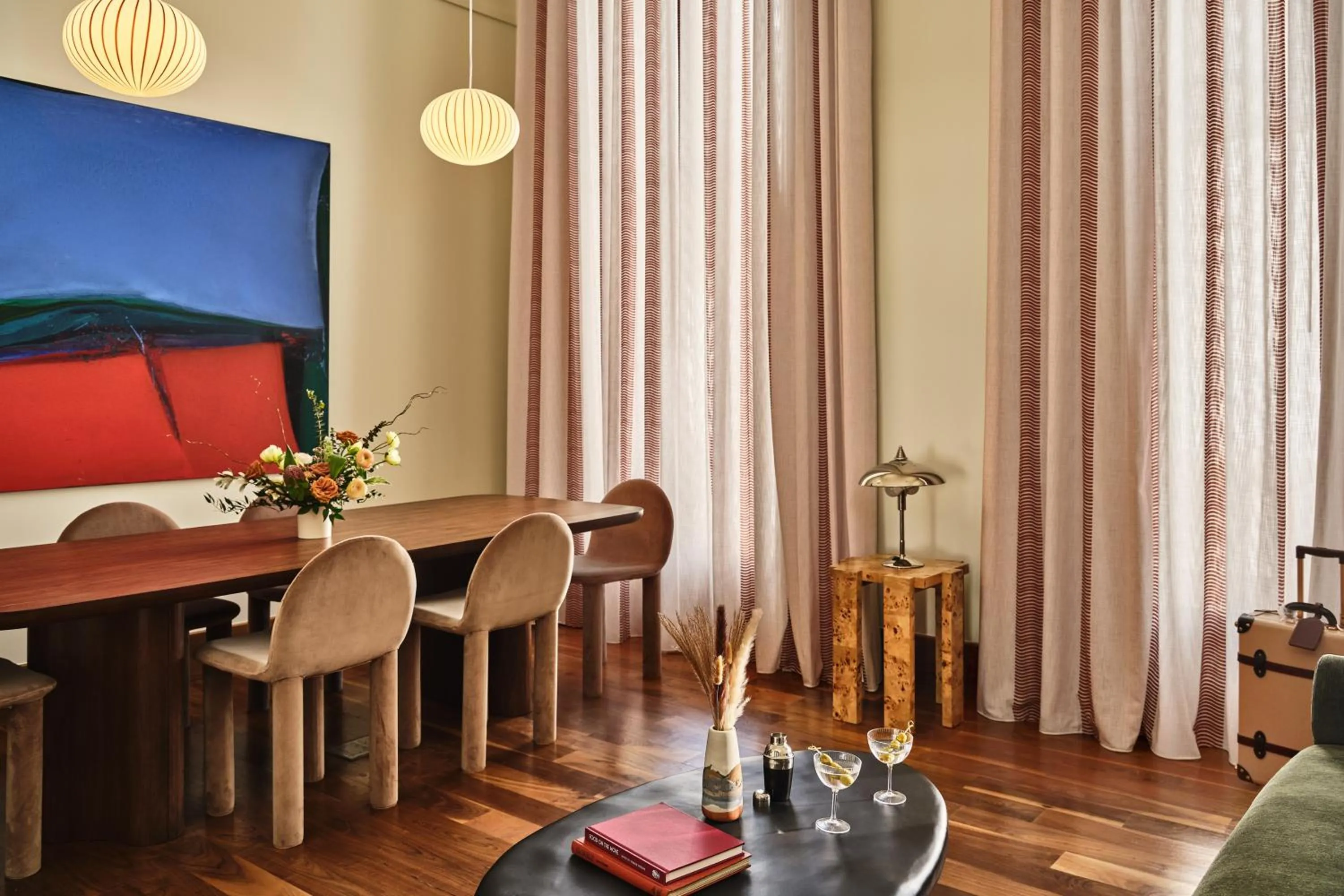 Living room in The Crawford Hotel