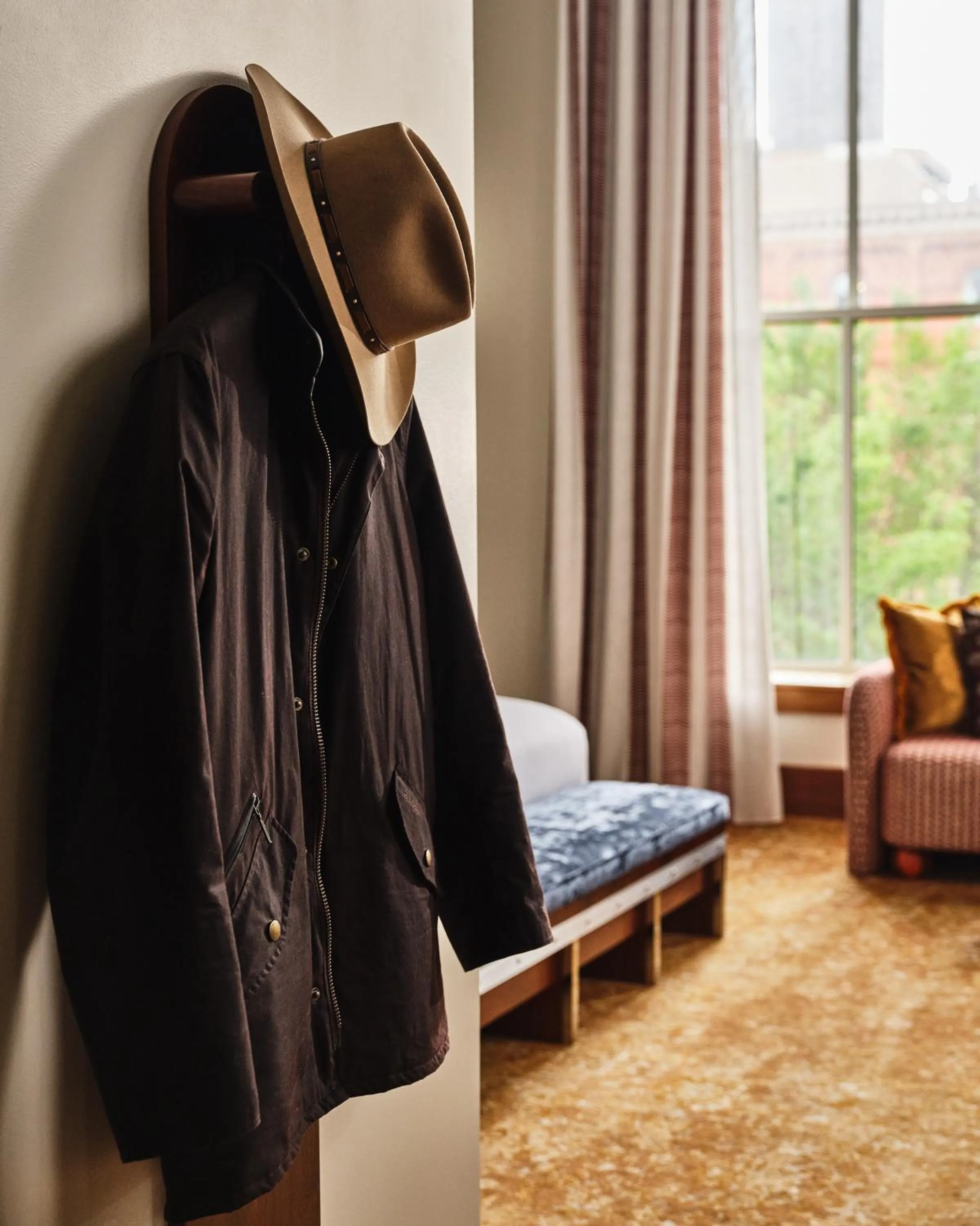 Decorative detail in The Crawford Hotel