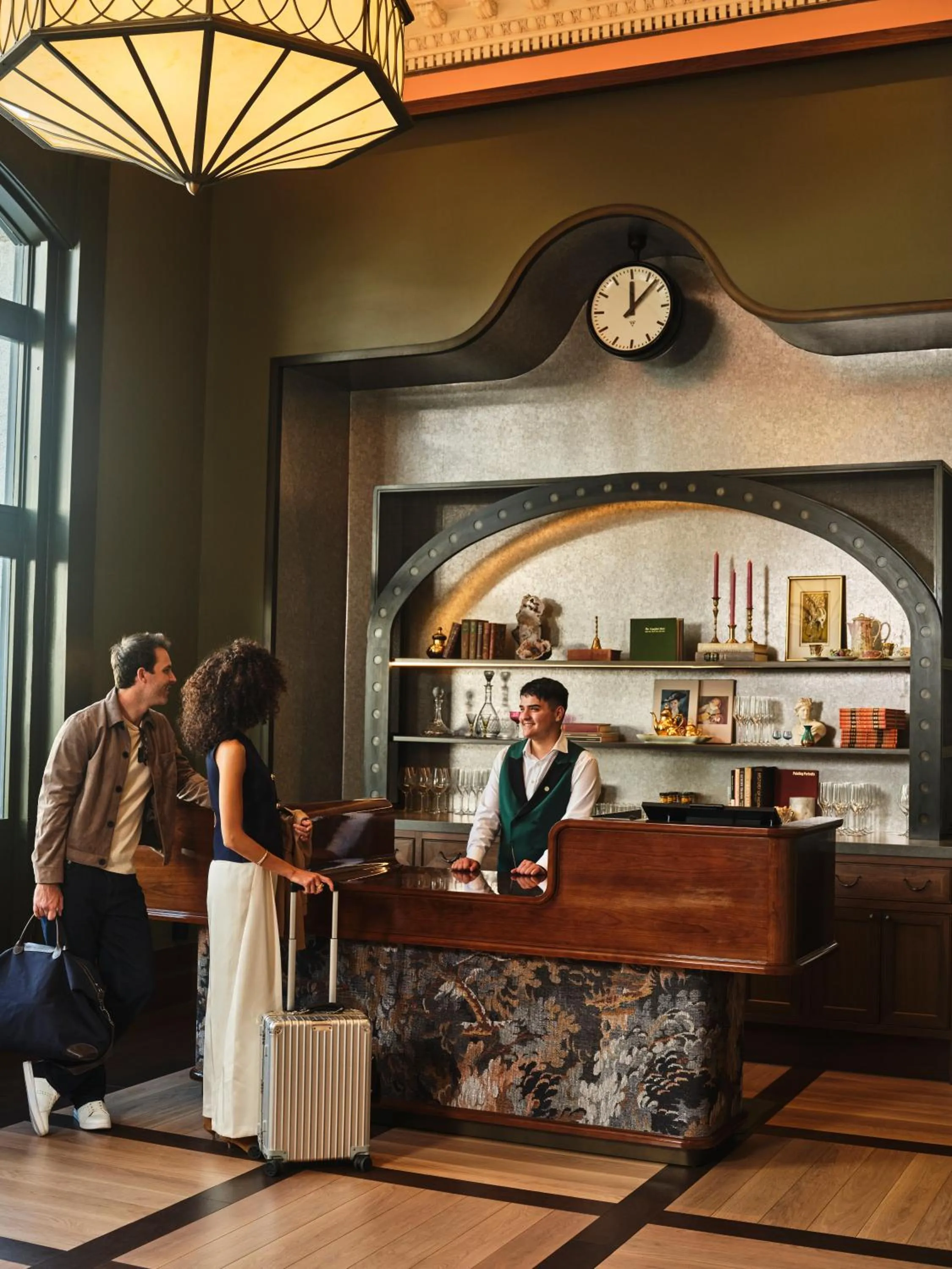 Lobby or reception in The Crawford Hotel