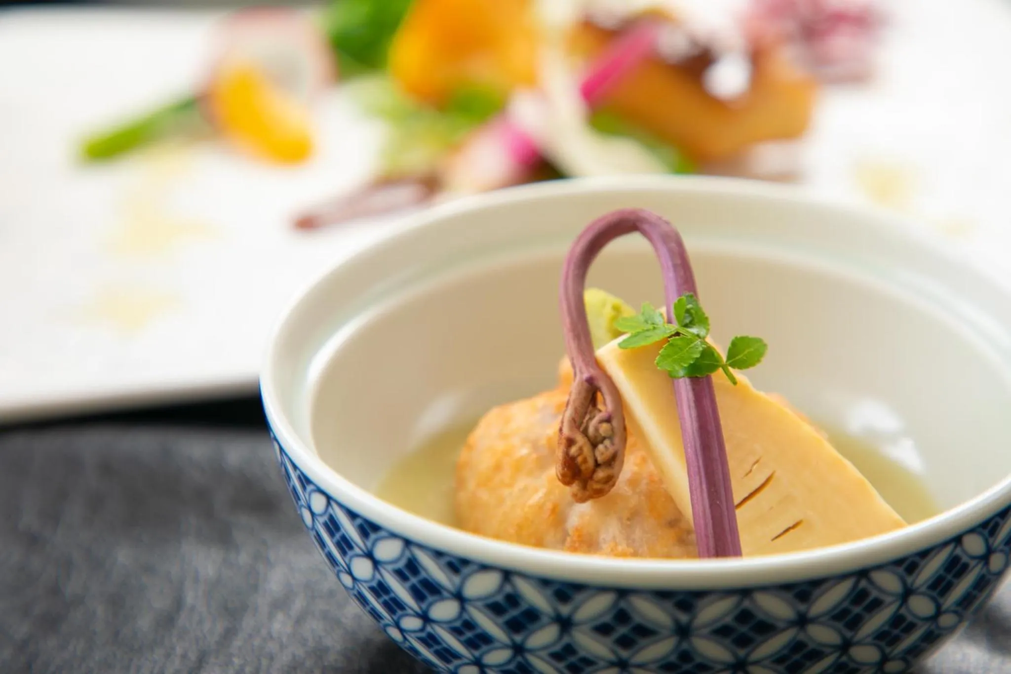 Food close-up in Yufuin Hoteiya