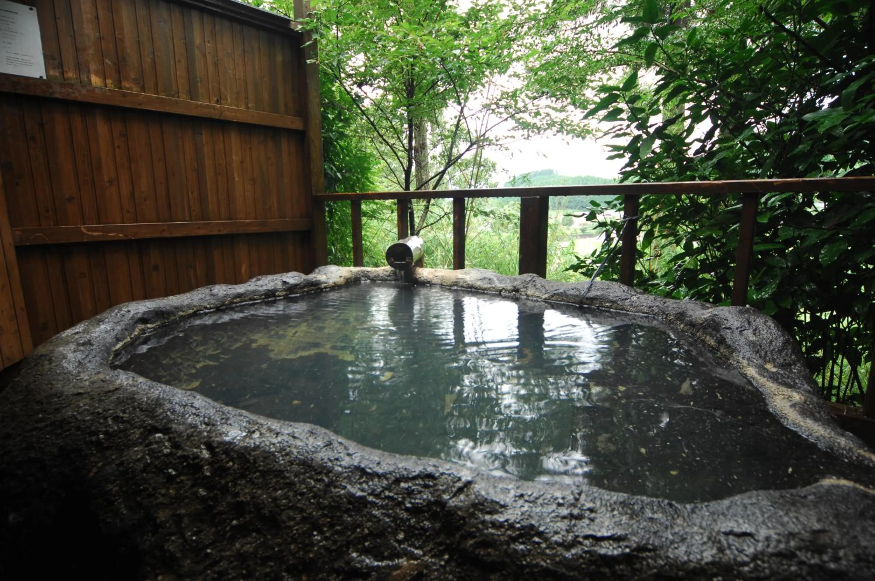 Hot Spring Bath in Ryokan Yunosako