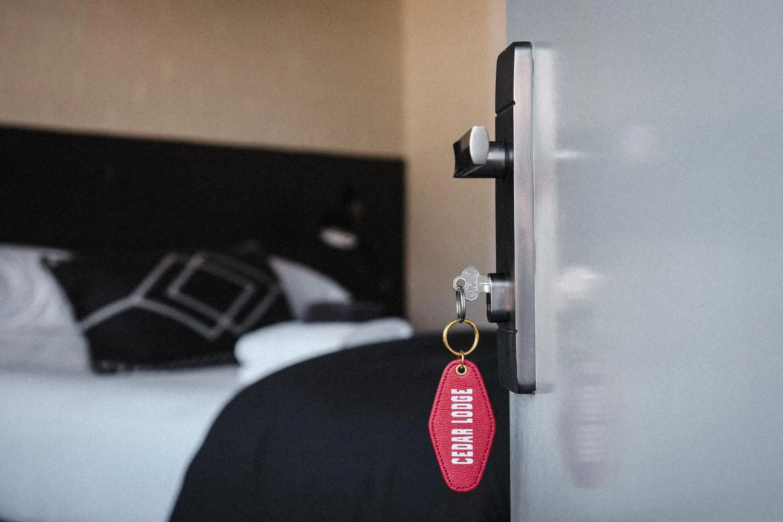 Bedroom, Bed in Cedar Lodge