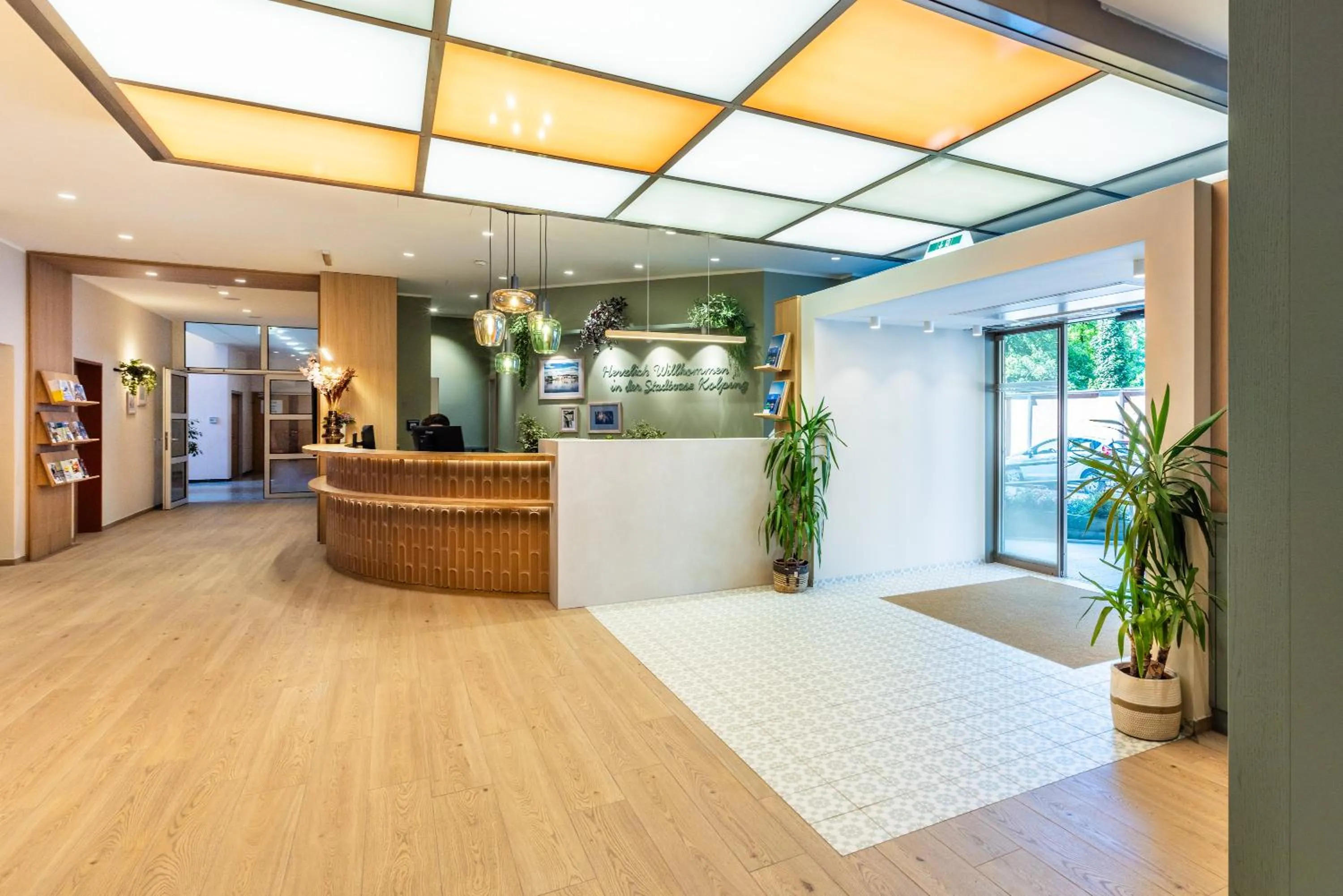 Lobby or reception in Stadtoase Kolping Hotel