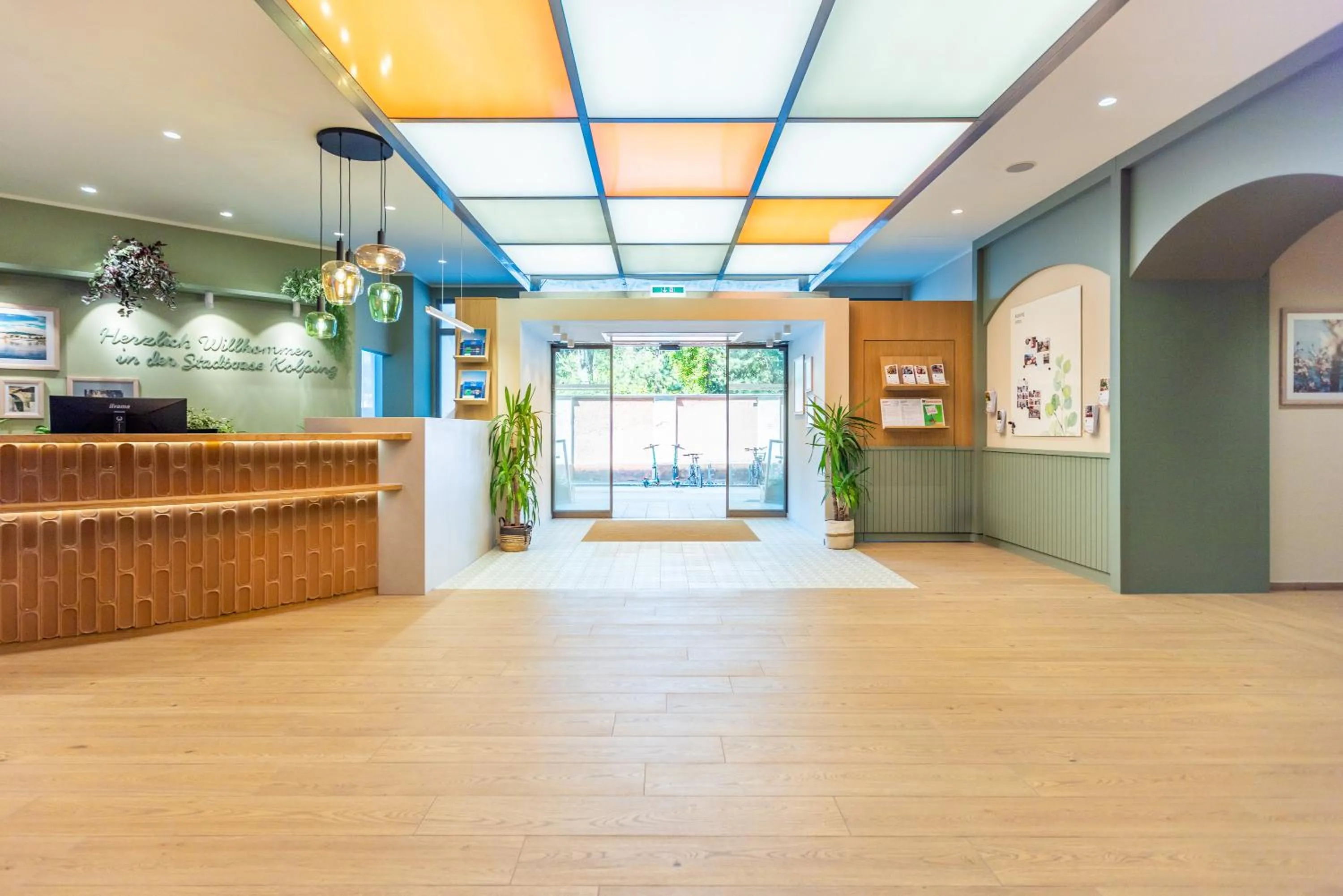 Lobby or reception in Stadtoase Kolping Hotel
