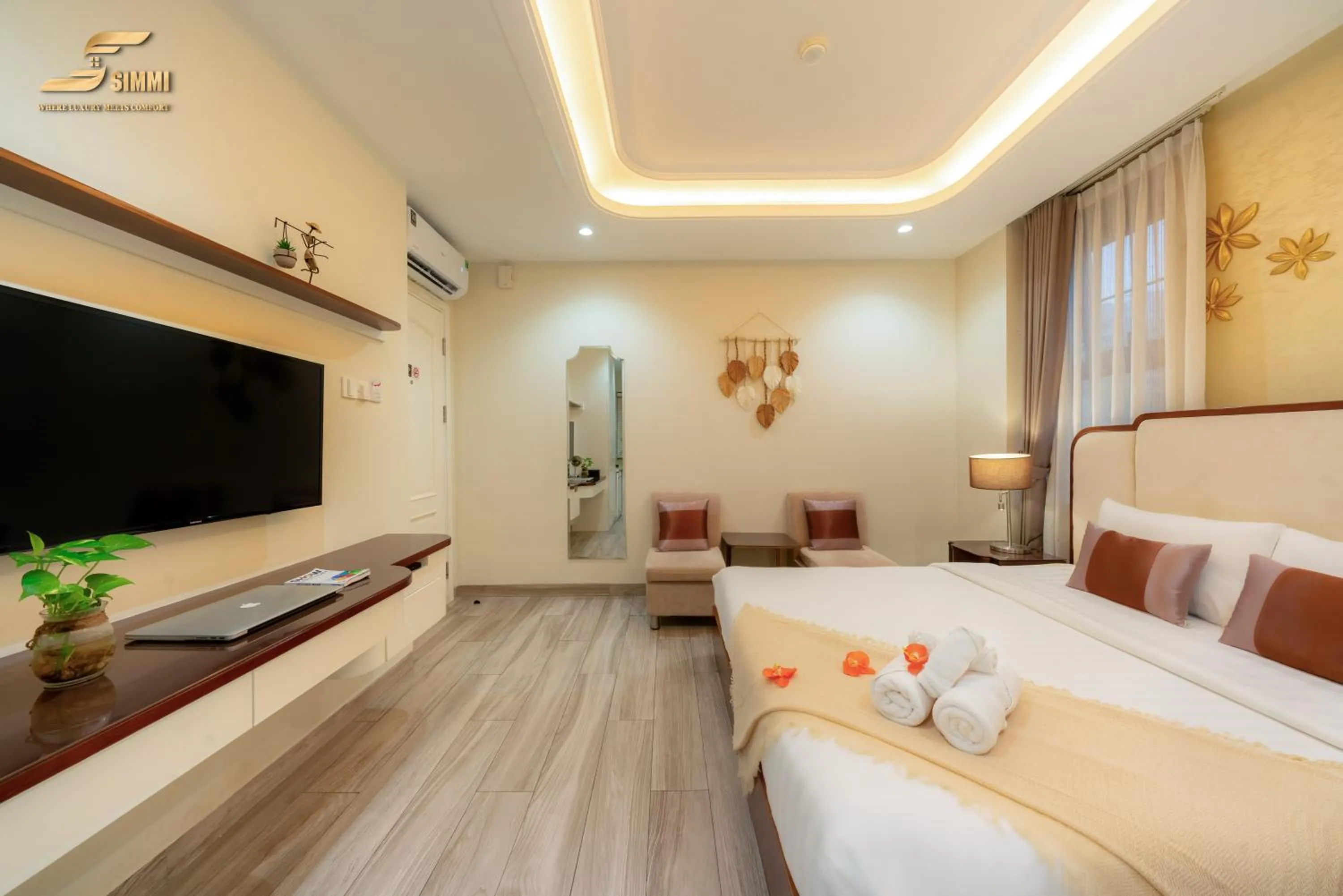 Bed in Simmi 6 Hotel & Apartment