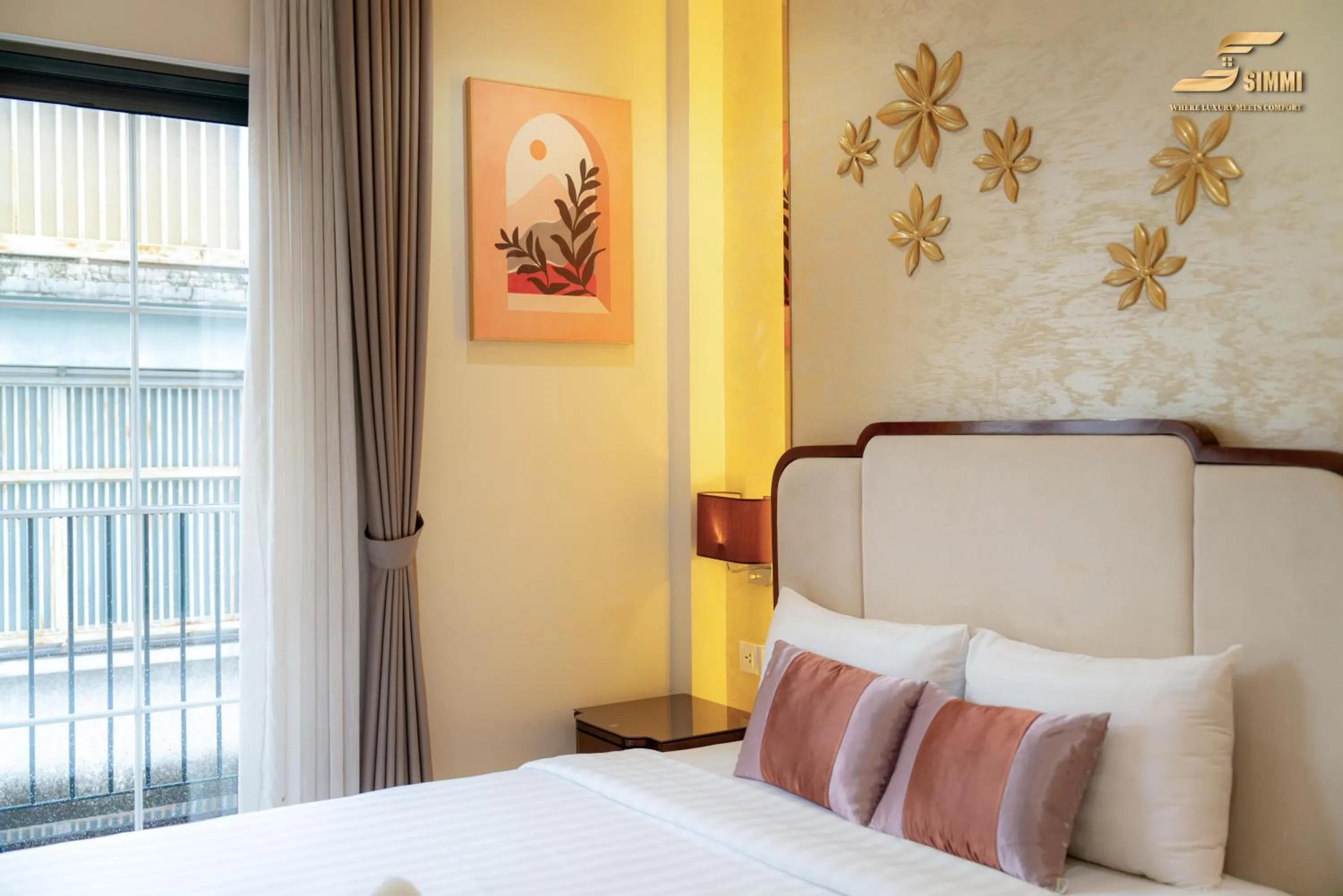 Bed in Simmi 6 Hotel & Apartment