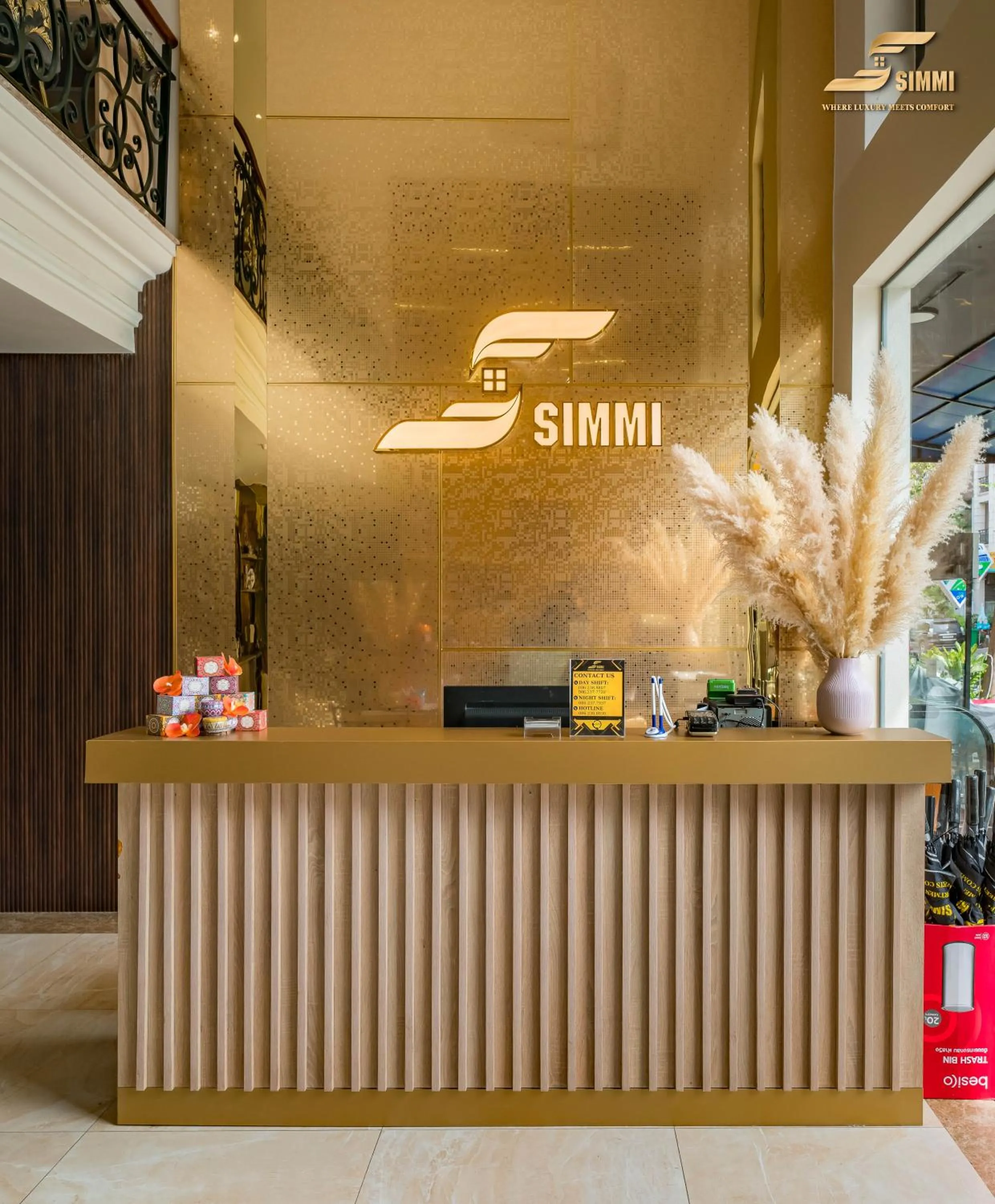 Lobby or reception in Simmi 6 Hotel & Apartment