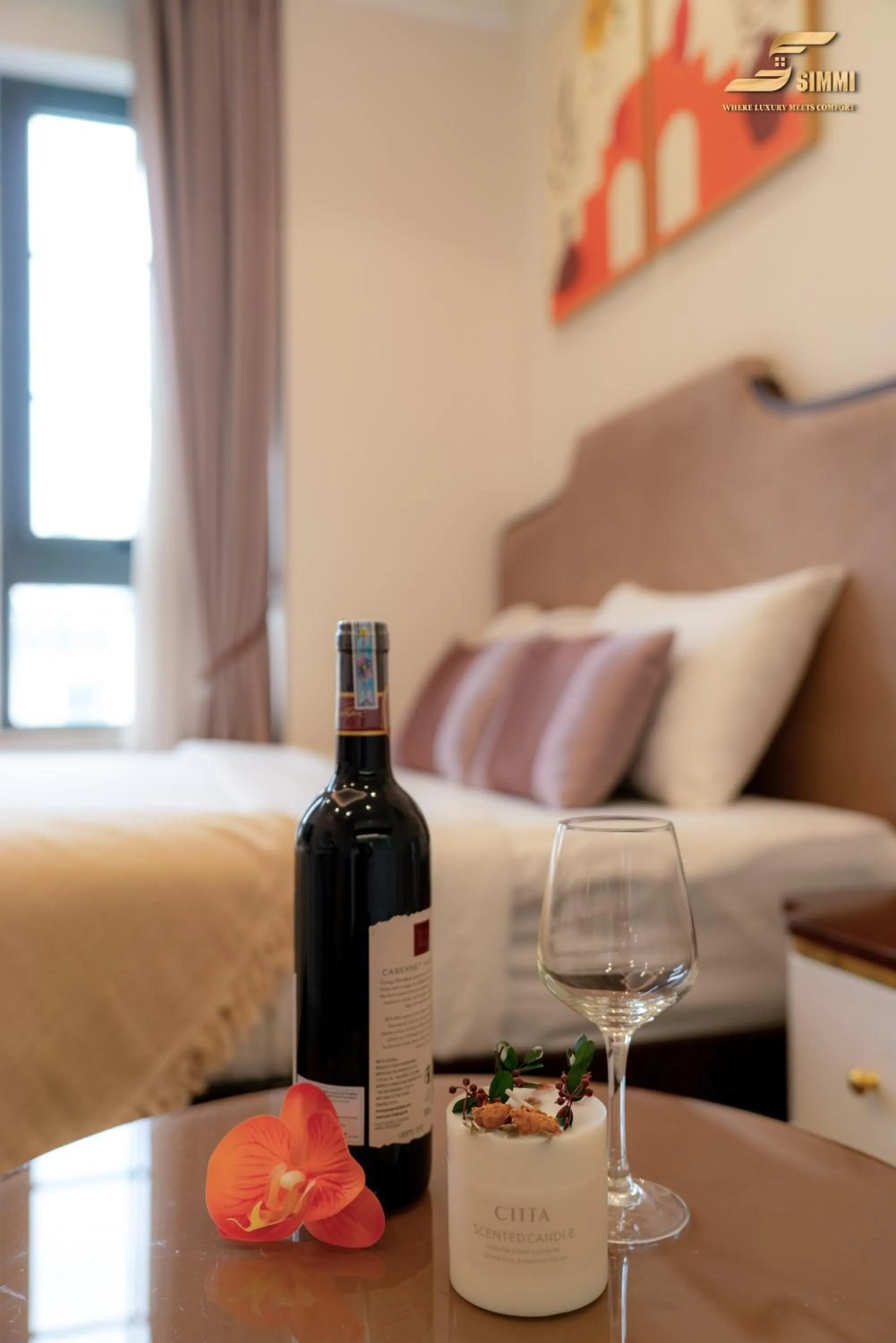 Bed in Simmi 6 Hotel & Apartment