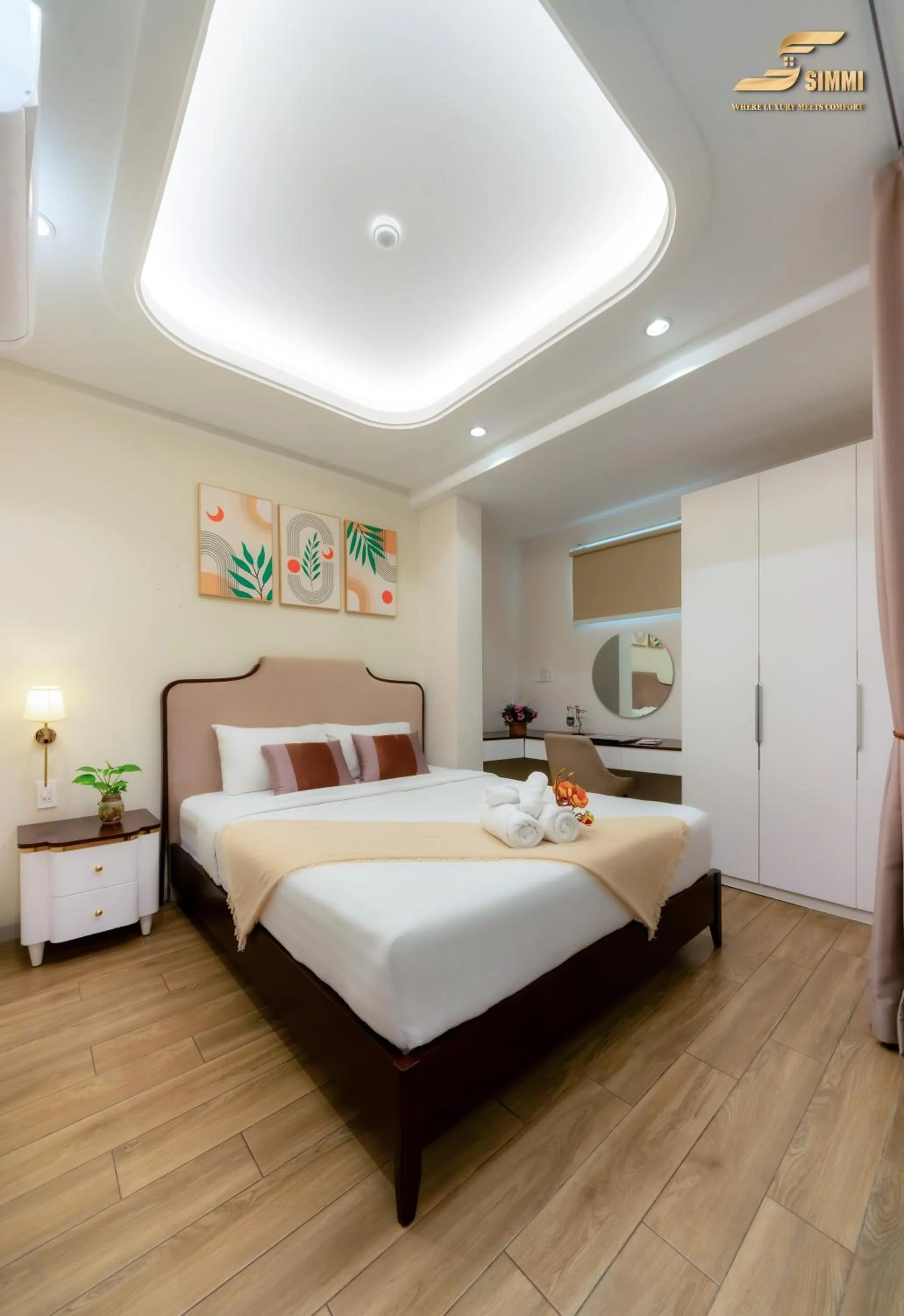 Bed in Simmi 6 Hotel & Apartment