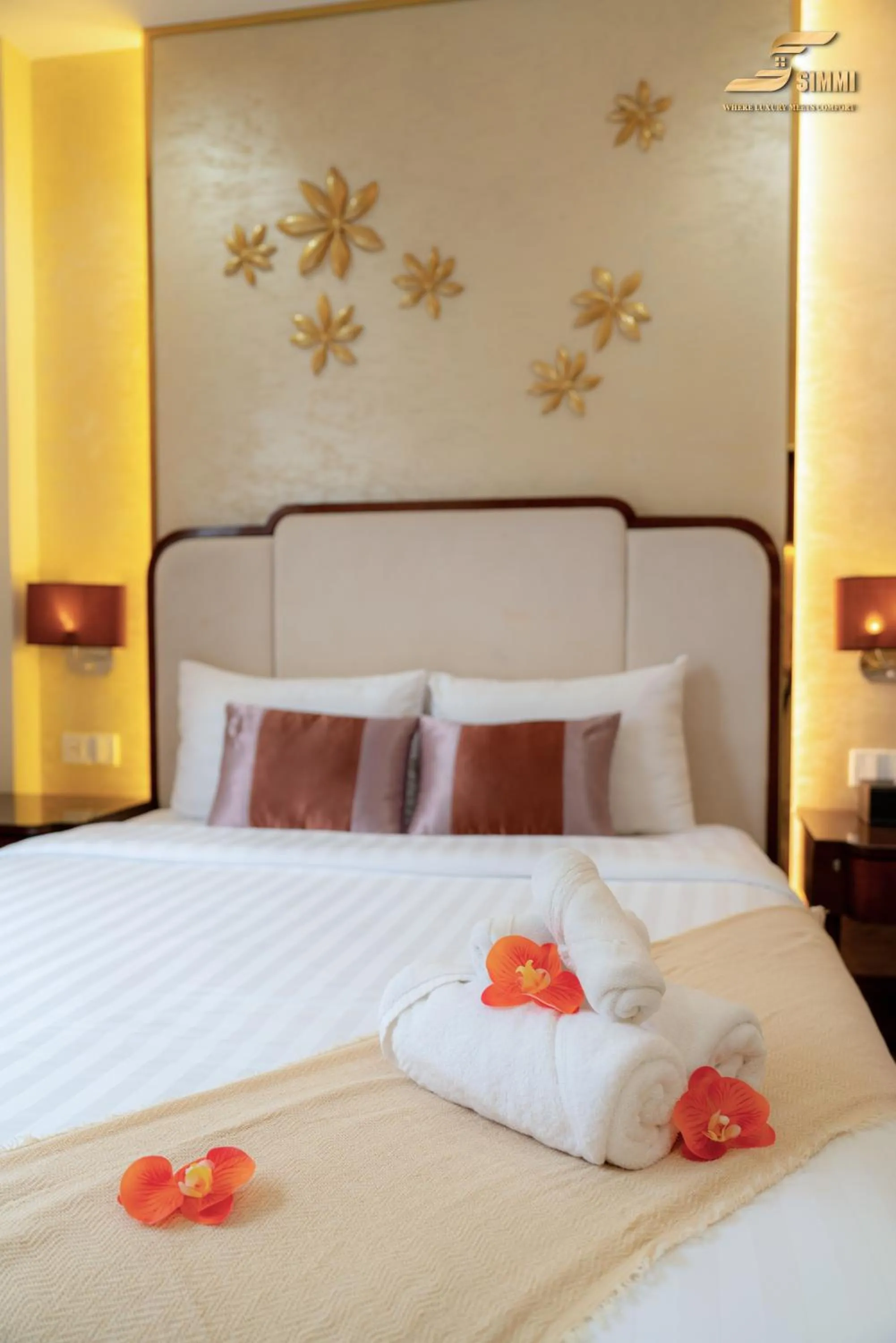 Bed in Simmi 6 Hotel & Apartment