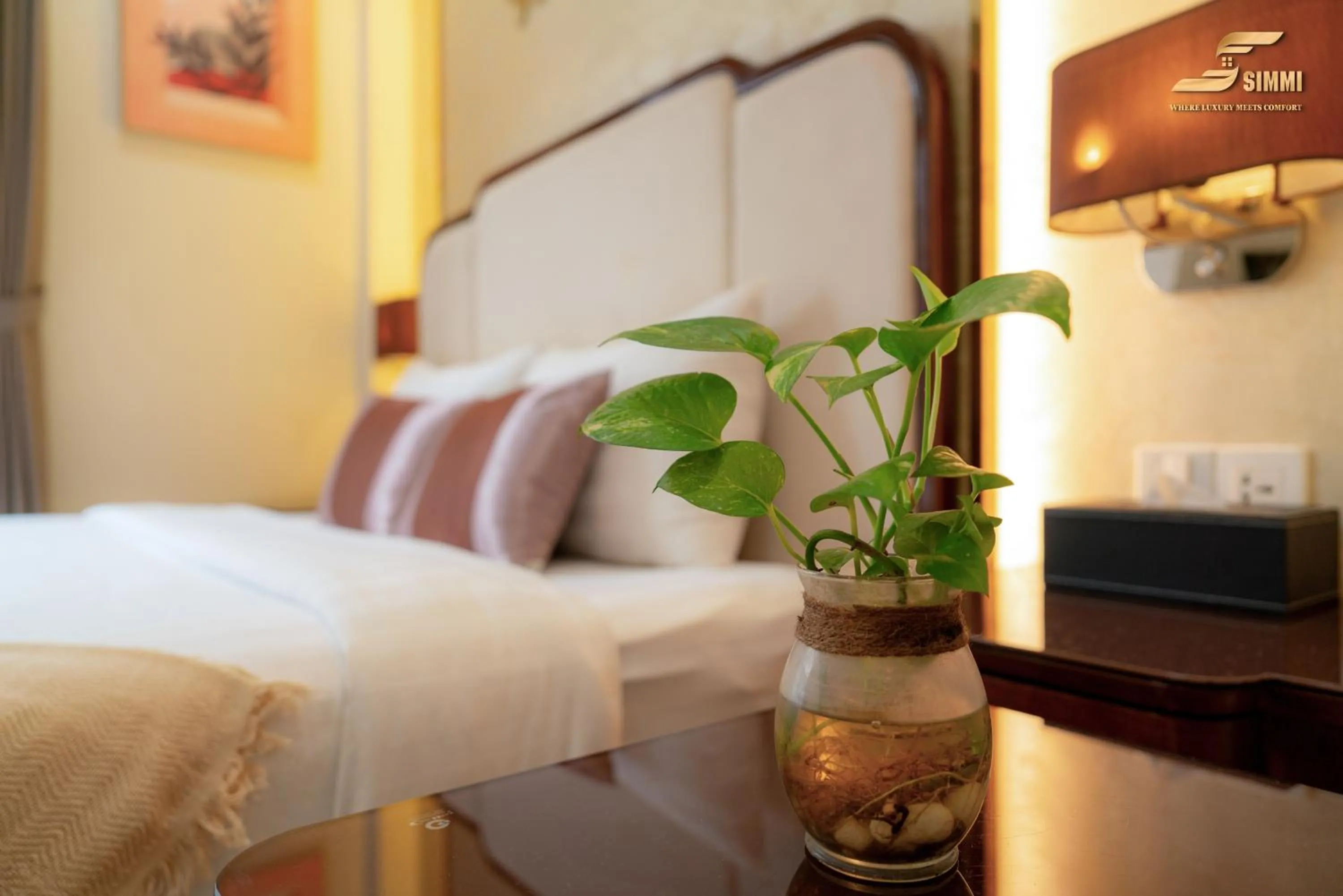 Bed in Simmi 6 Hotel & Apartment