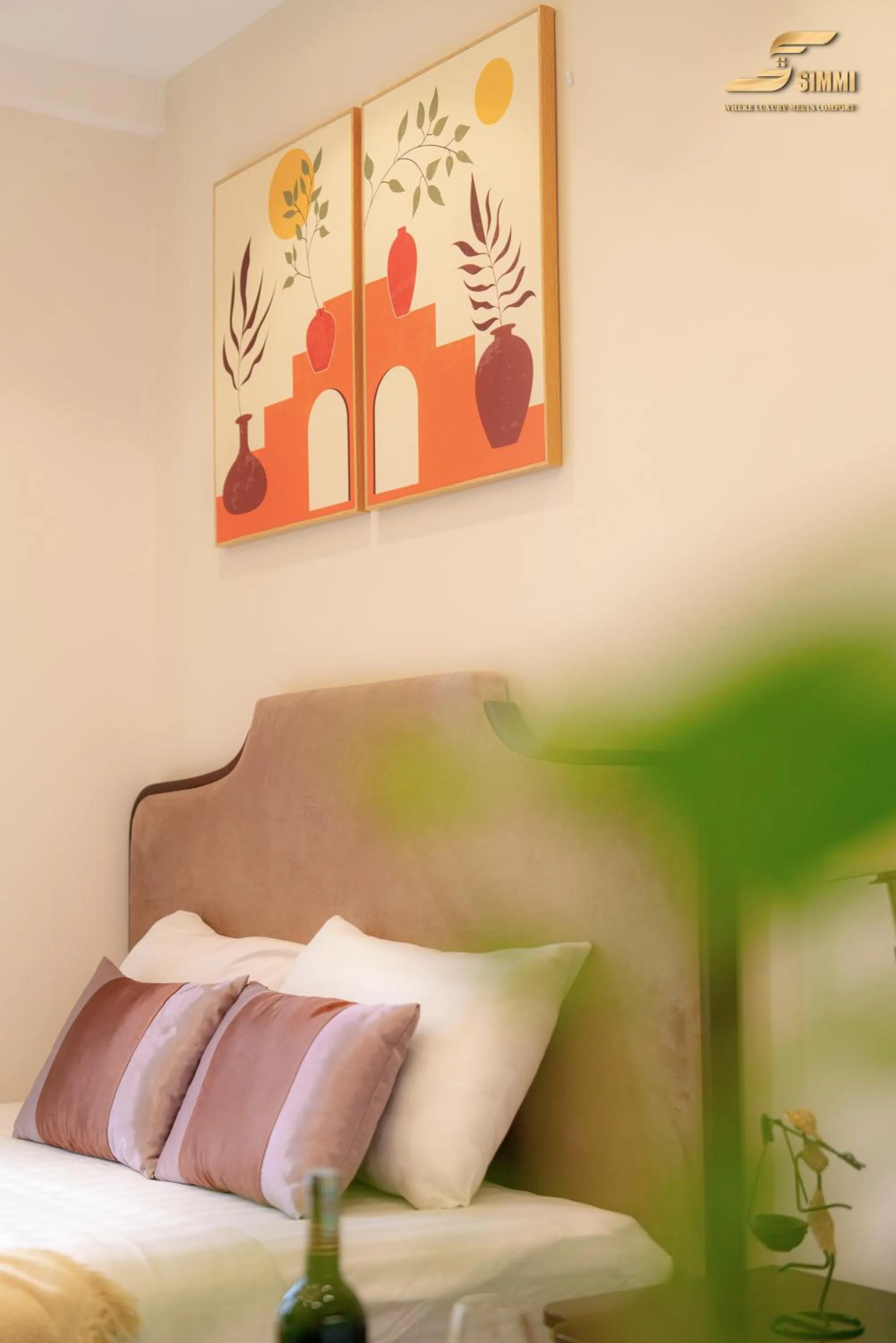 Bed in Simmi 6 Hotel & Apartment