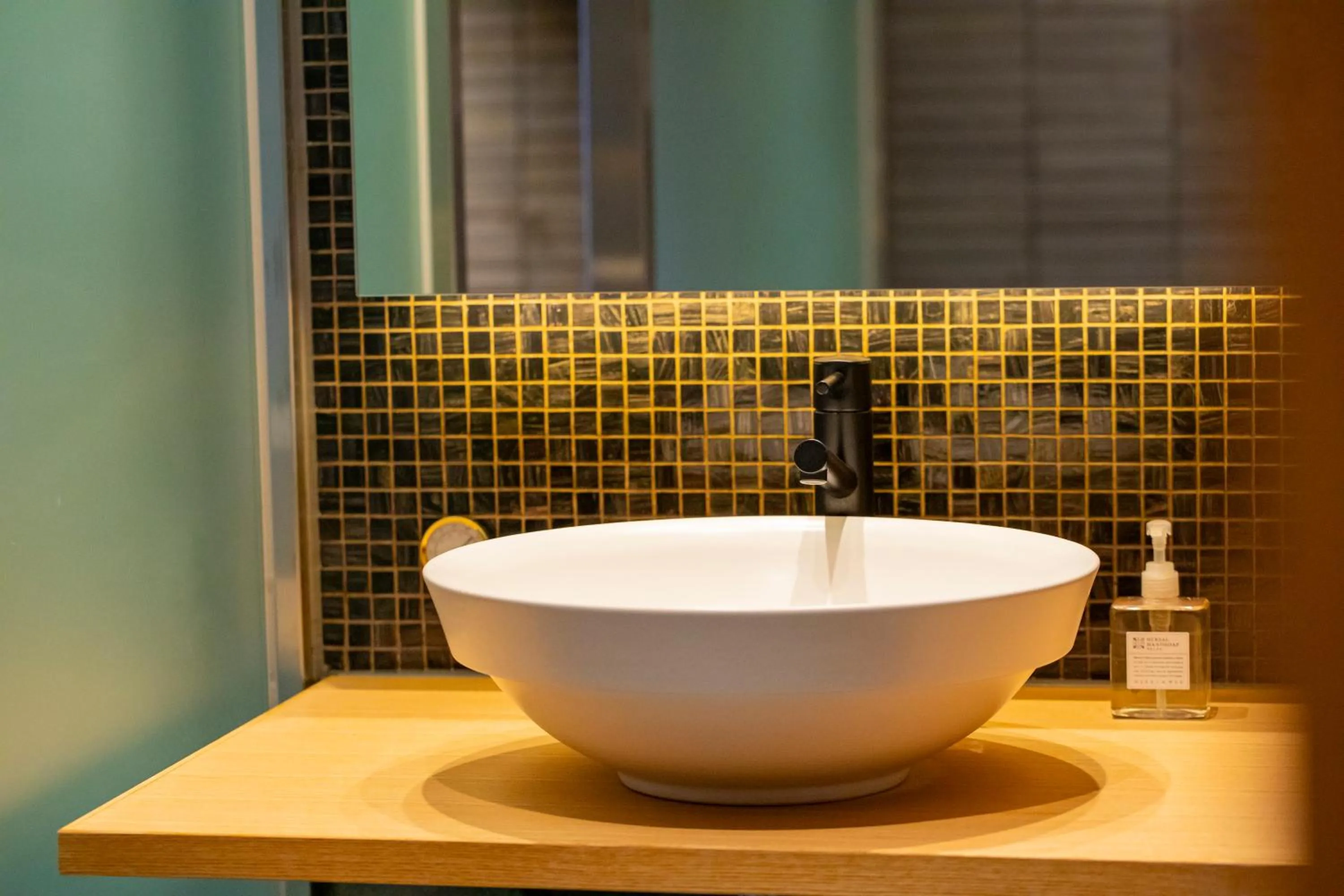Bathroom in gallery hotel KAGUYA
