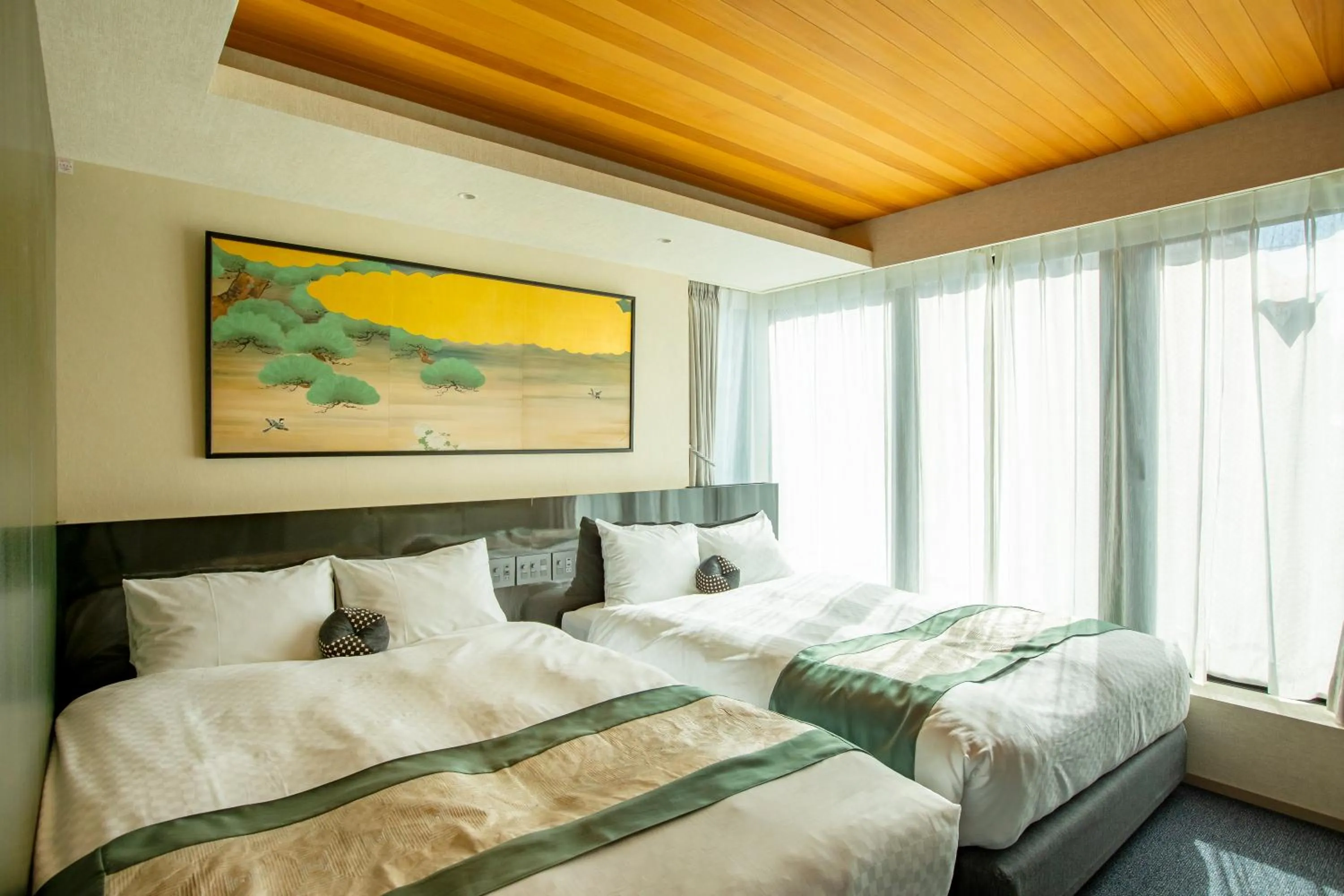 Bedroom, Bed in gallery hotel KAGUYA