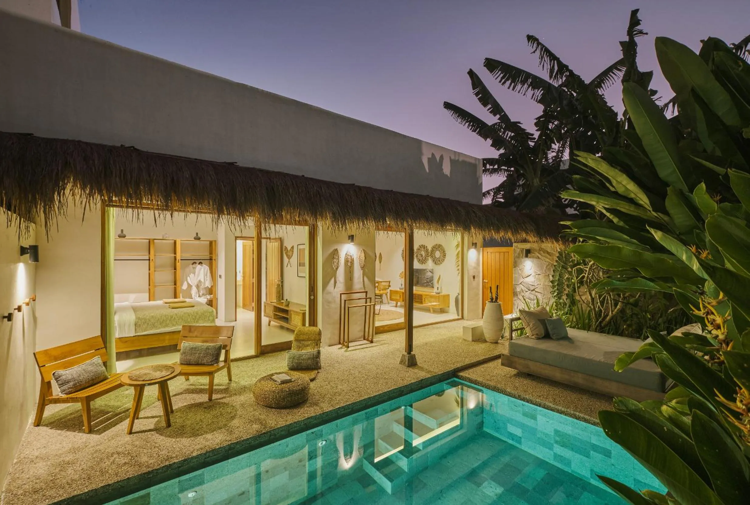 Pool view in Amber Lombok Beach Resort