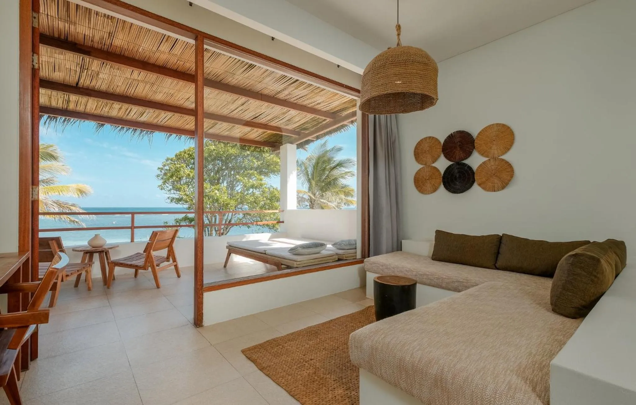 Bedroom in Amber Lombok Beach Resort