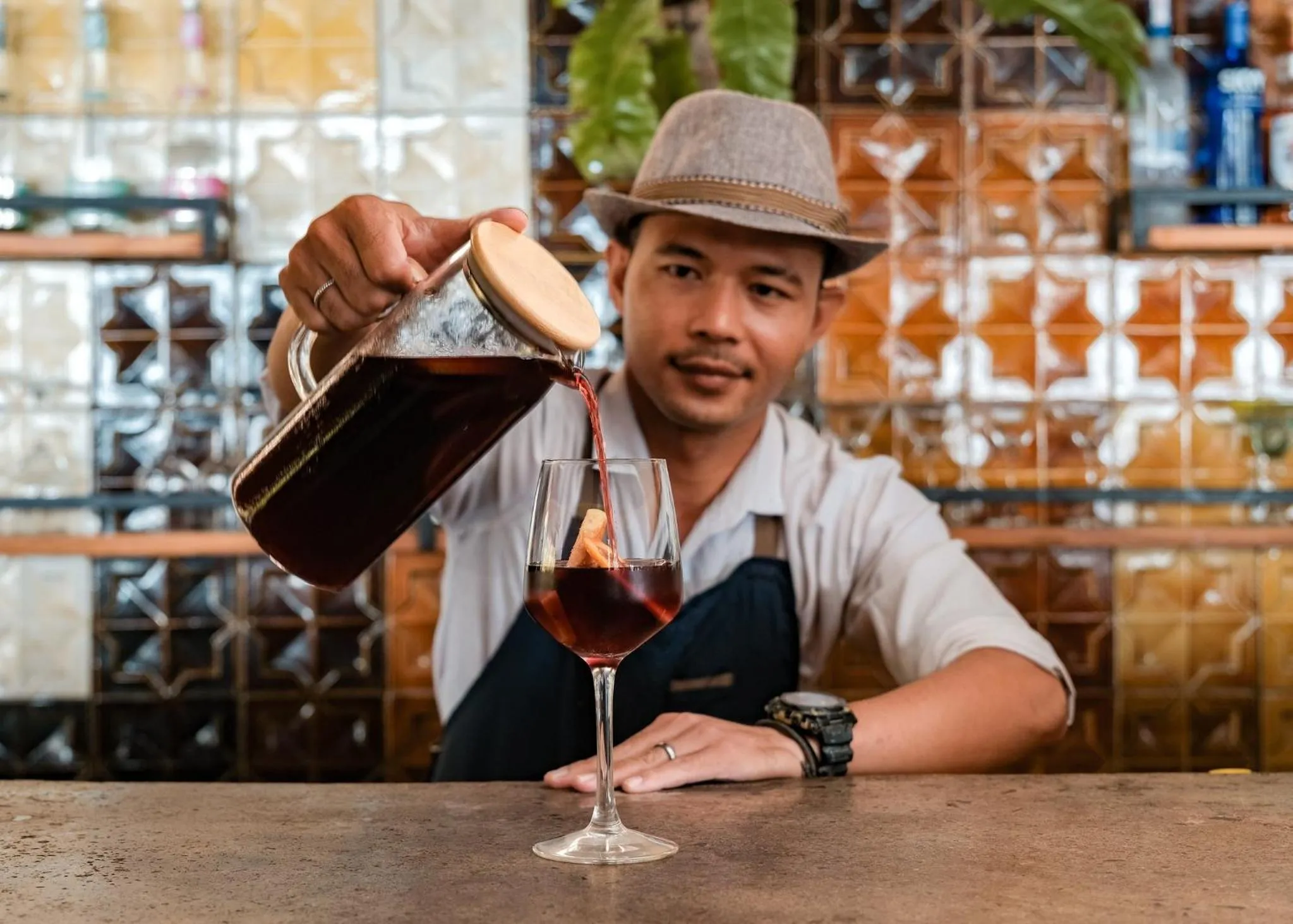 Staff in Amber Lombok Beach Resort