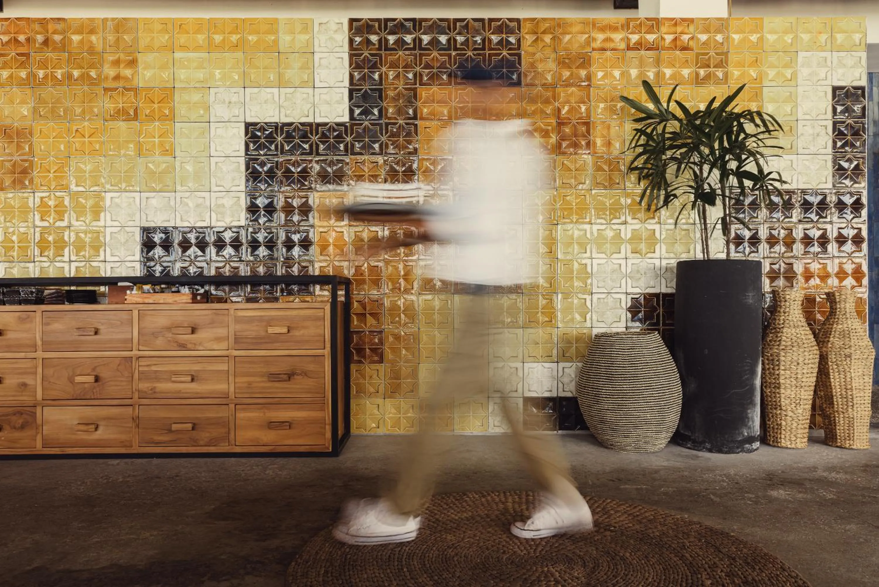 Staff in Amber Lombok Beach Resort