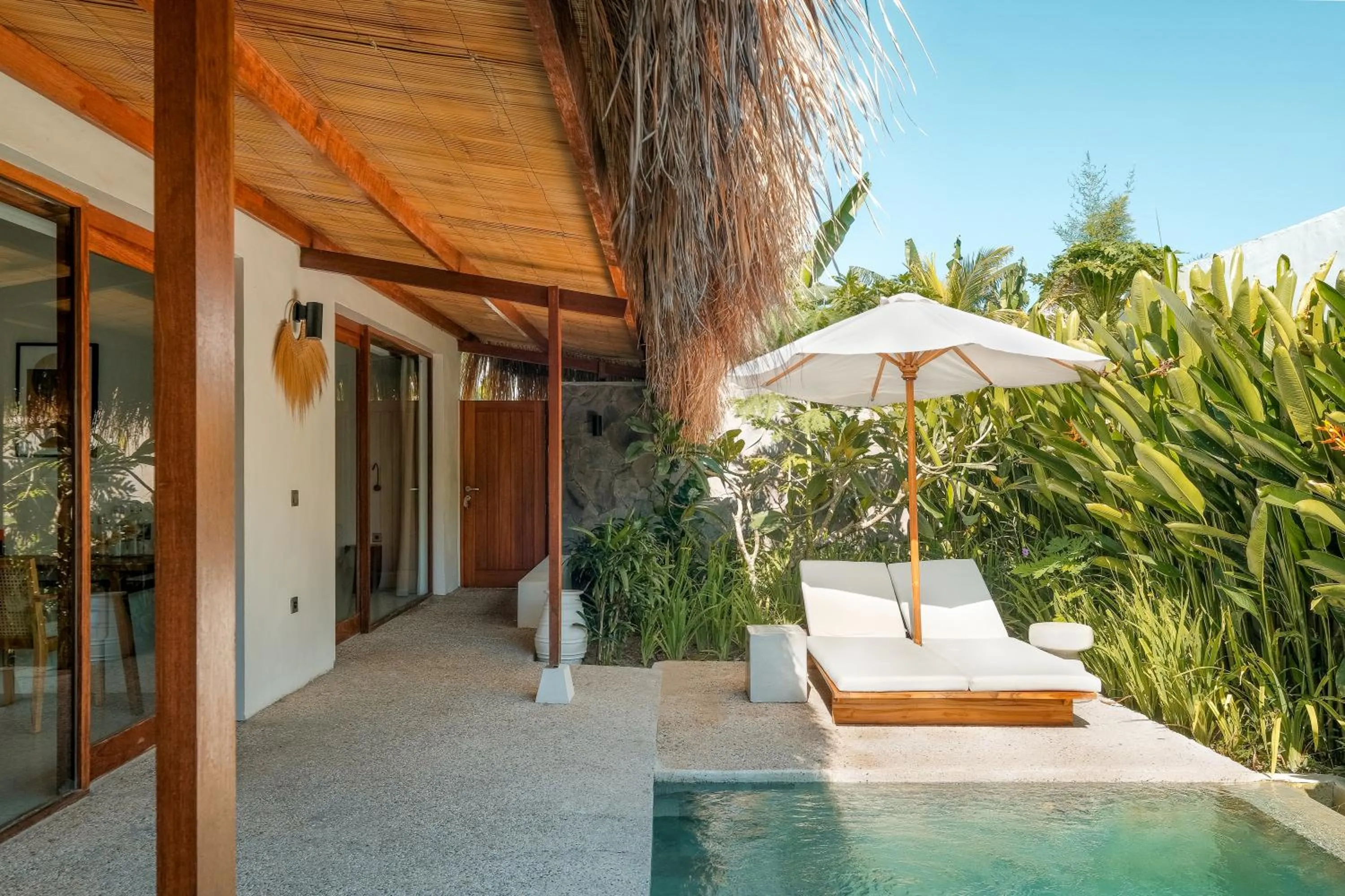 Pool view in Amber Lombok Beach Resort