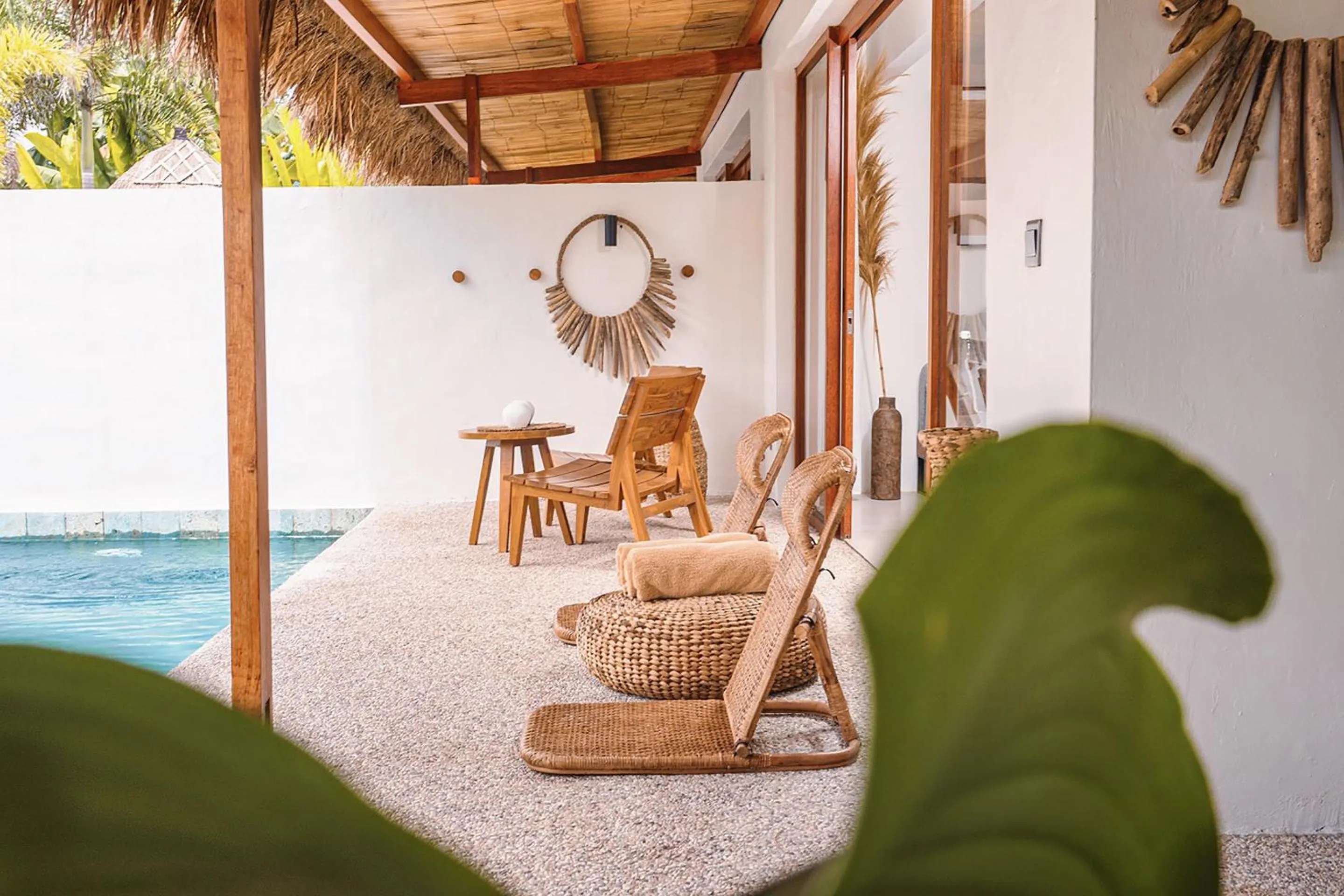 Seating area in Amber Lombok Beach Resort