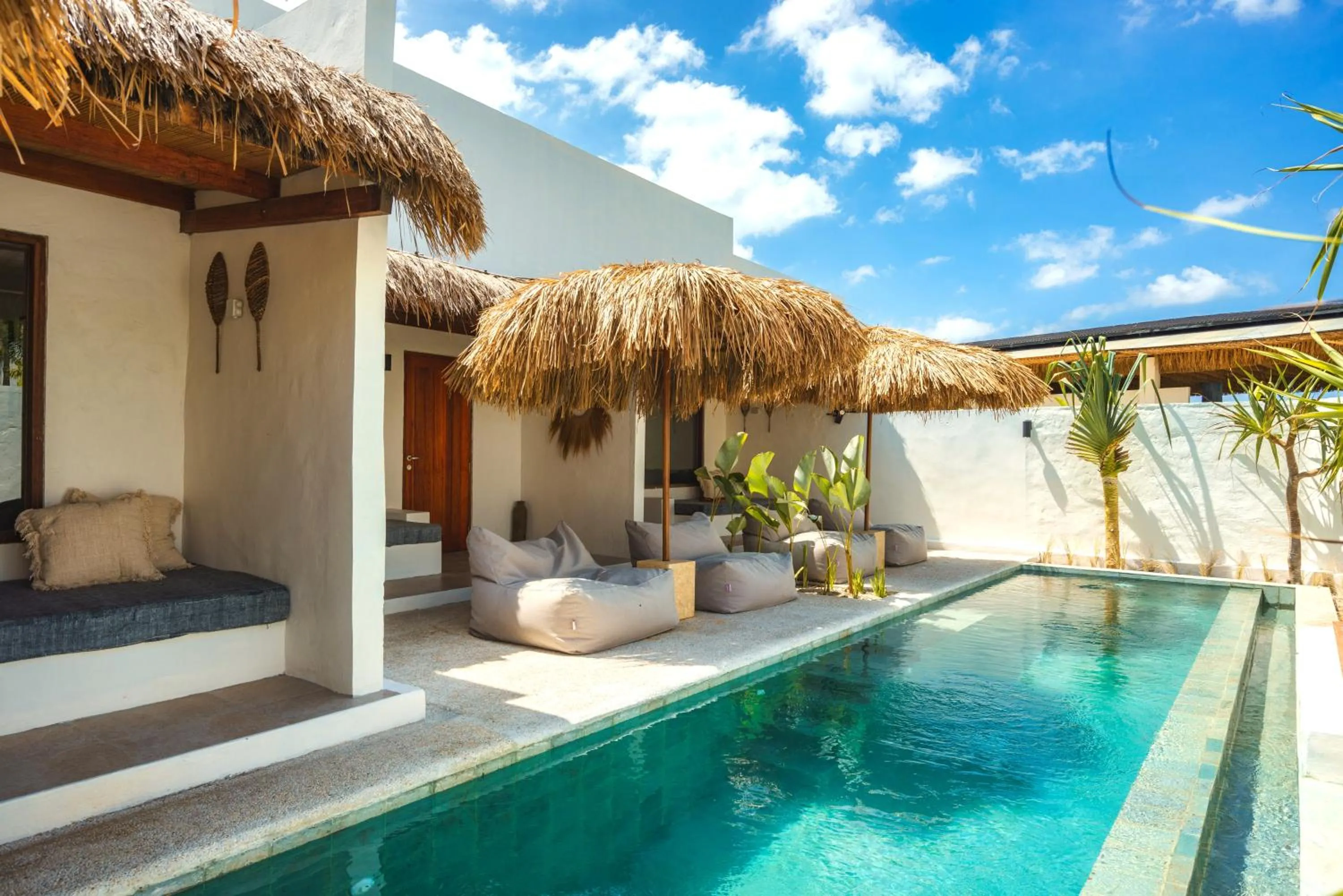 Swimming pool in Amber Lombok Beach Resort