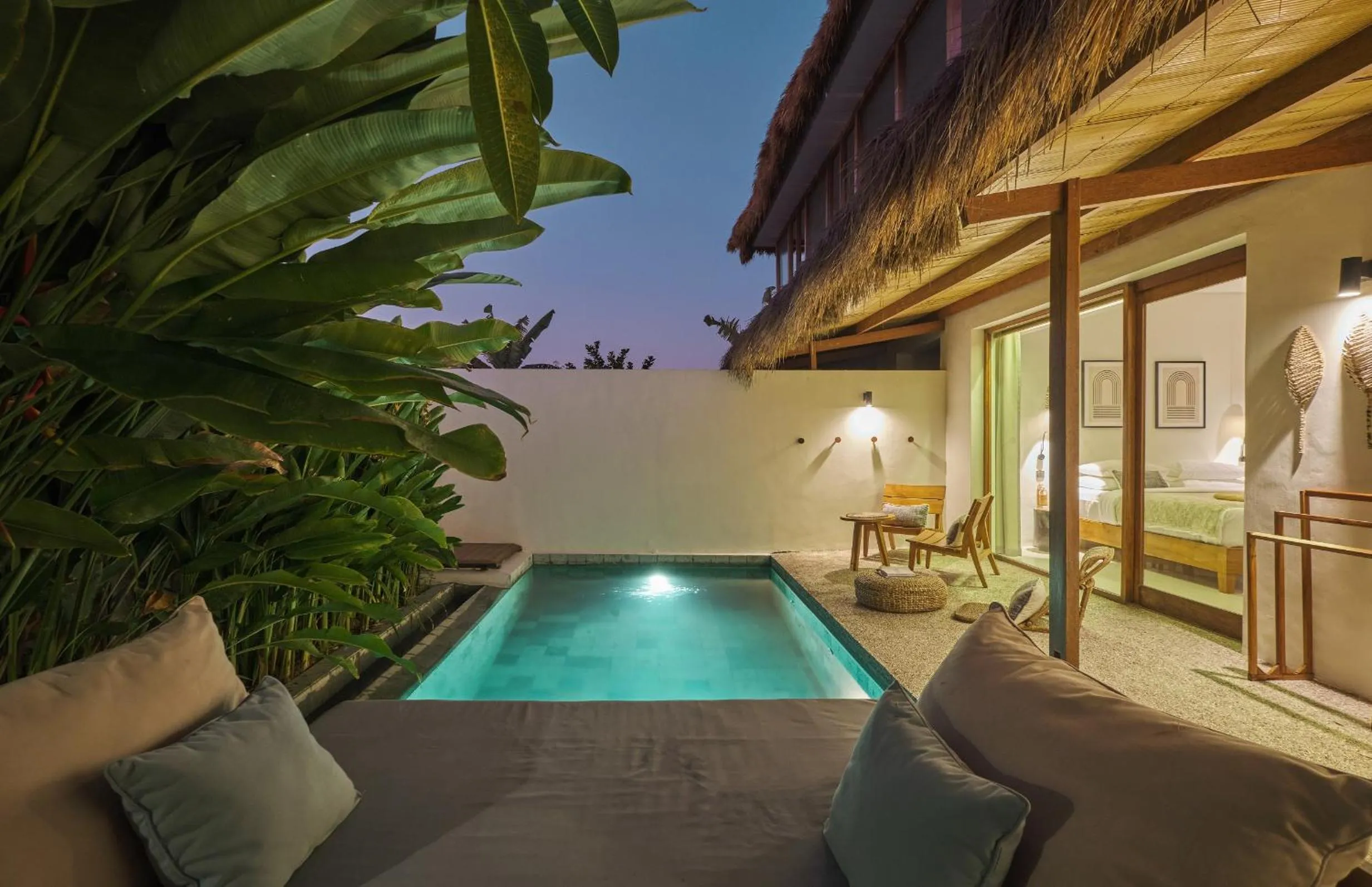 Swimming pool in Amber Lombok Beach Resort