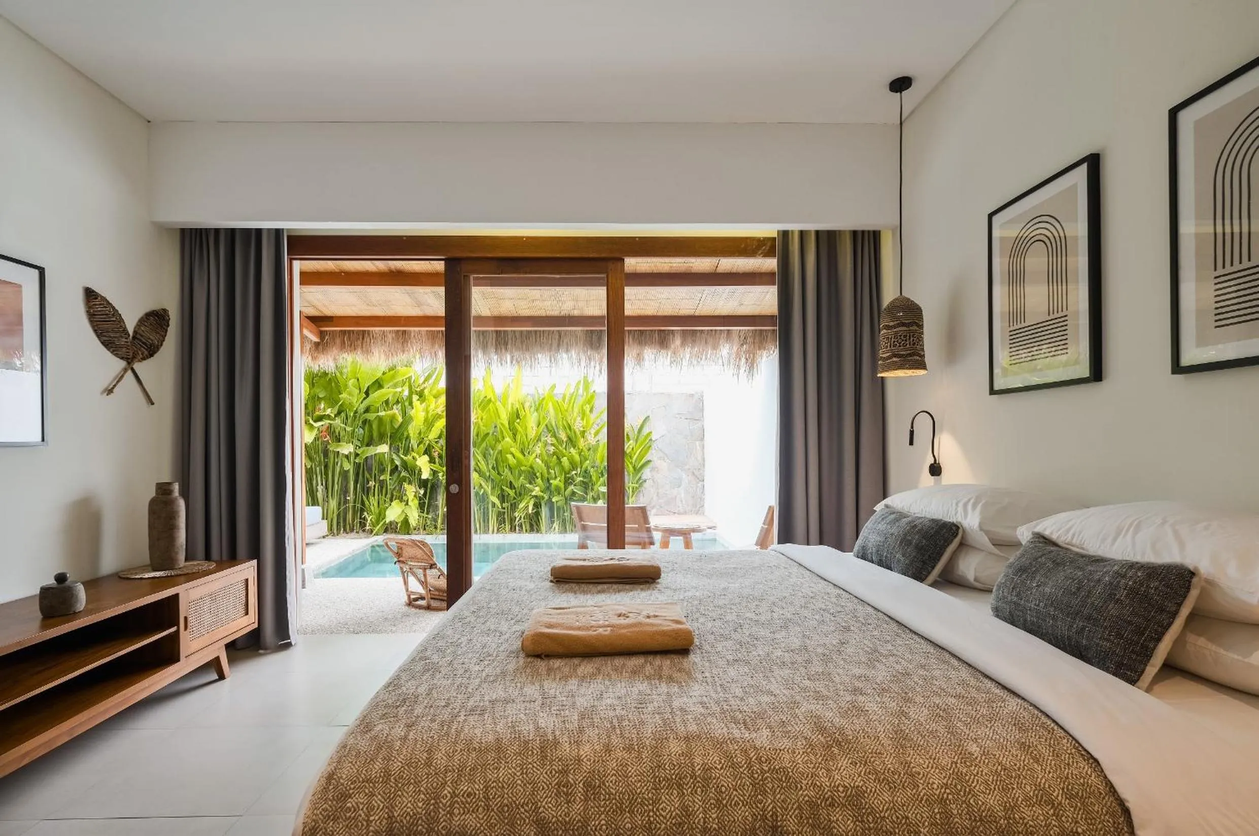 Bedroom, Bed in Amber Lombok Beach Resort