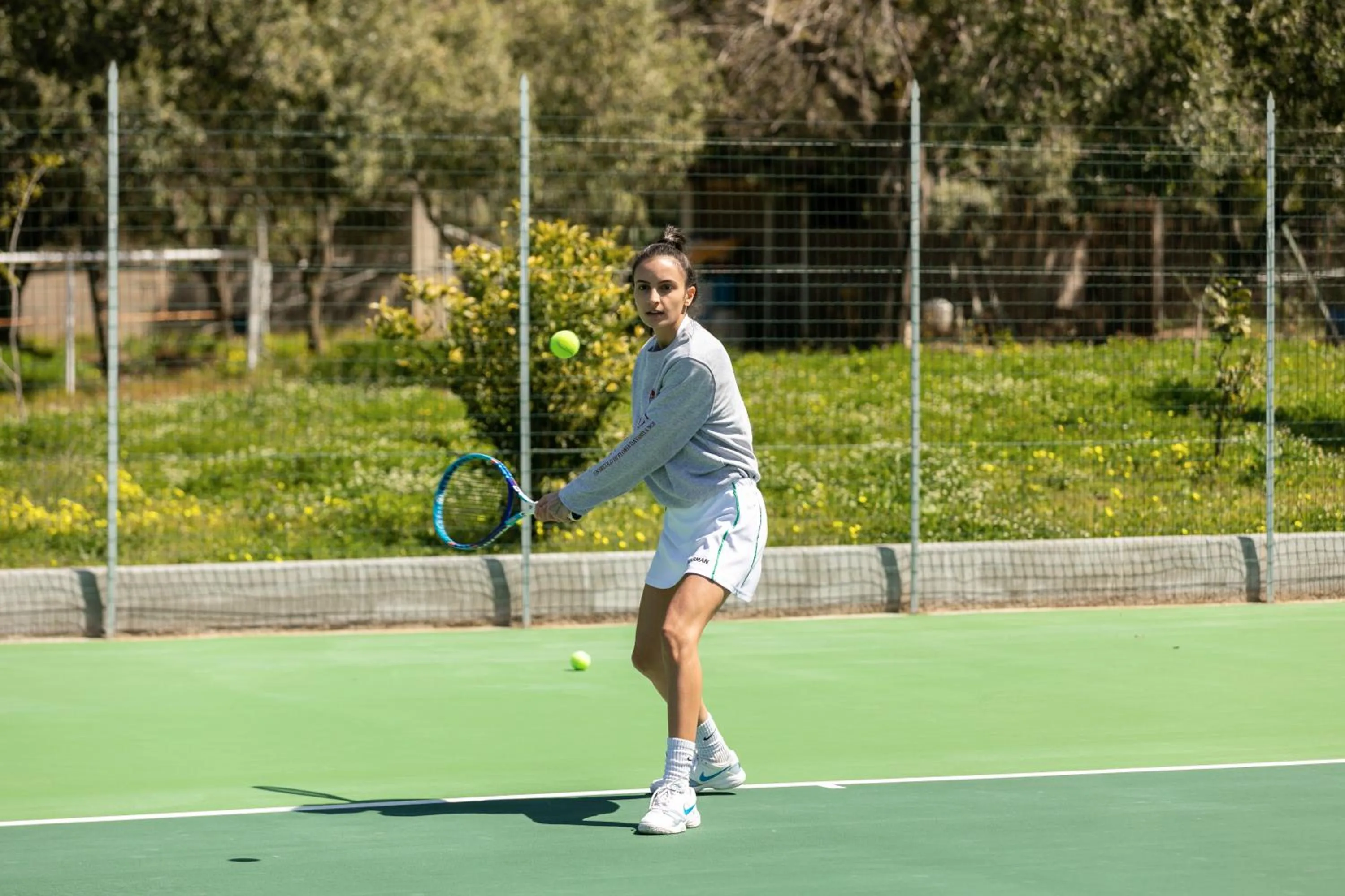 Tennis court in Cantine Cipri Resort