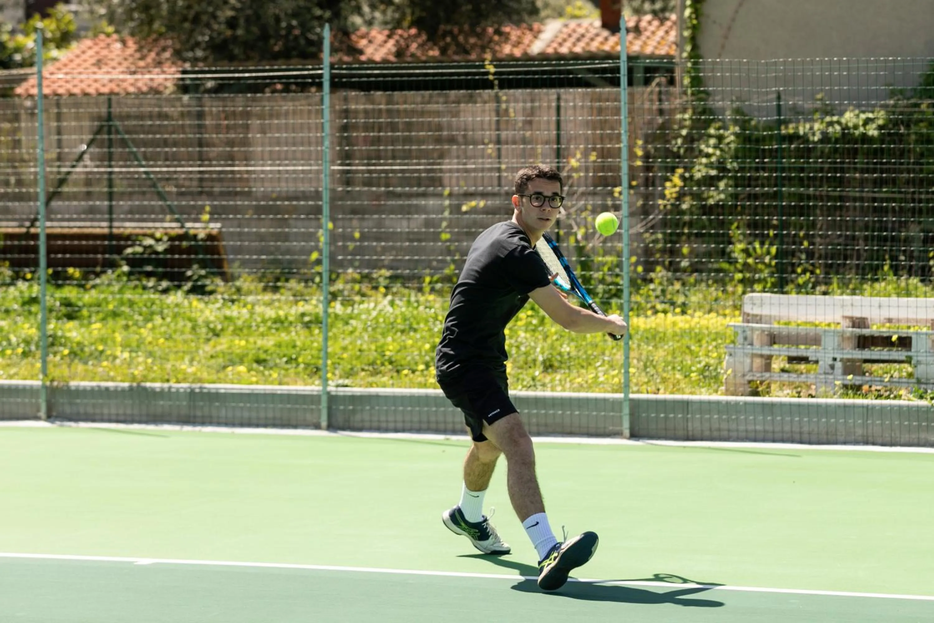Tennis court in Cantine Cipri Resort
