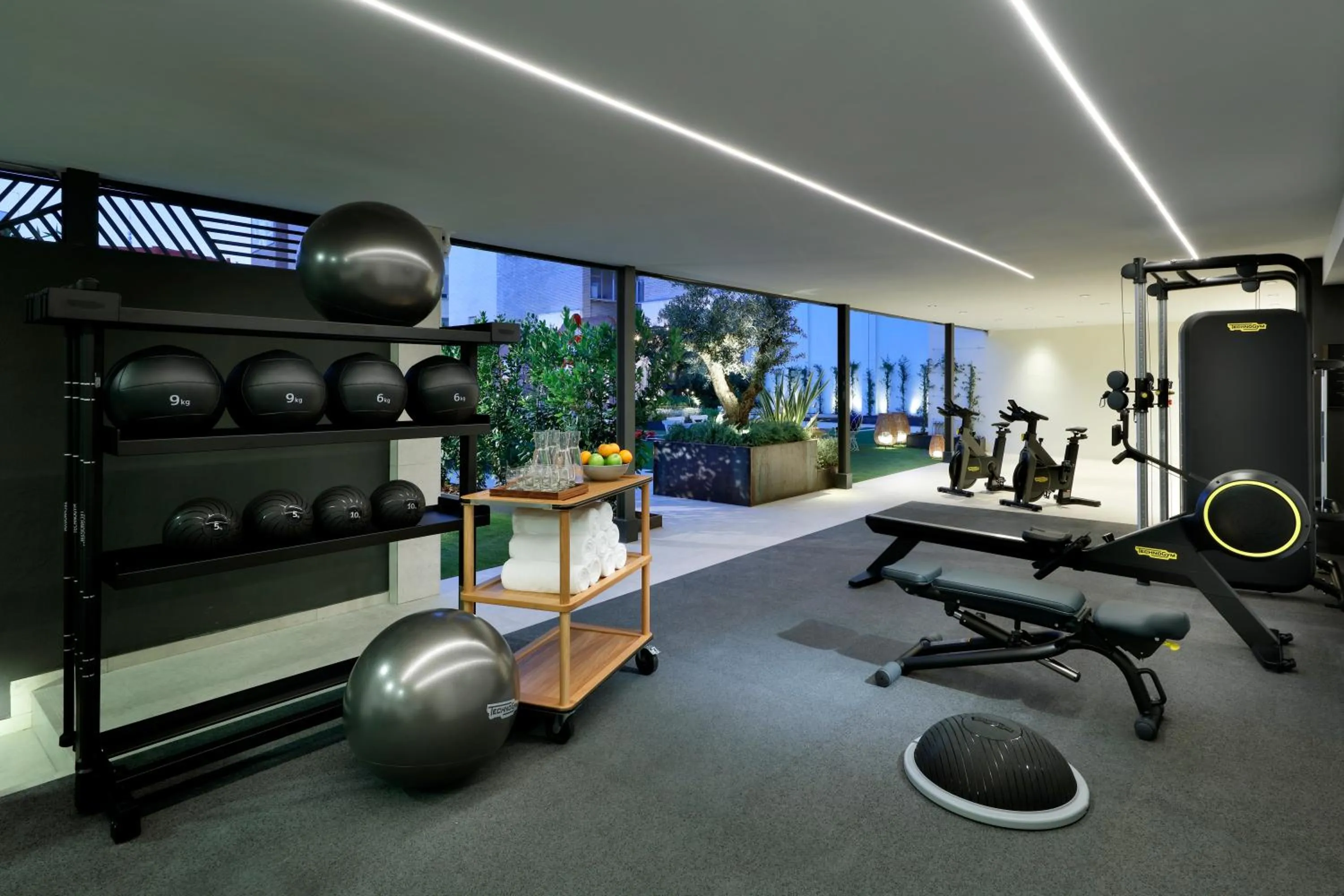 Fitness centre/facilities in Hard Rock Hotel Madrid