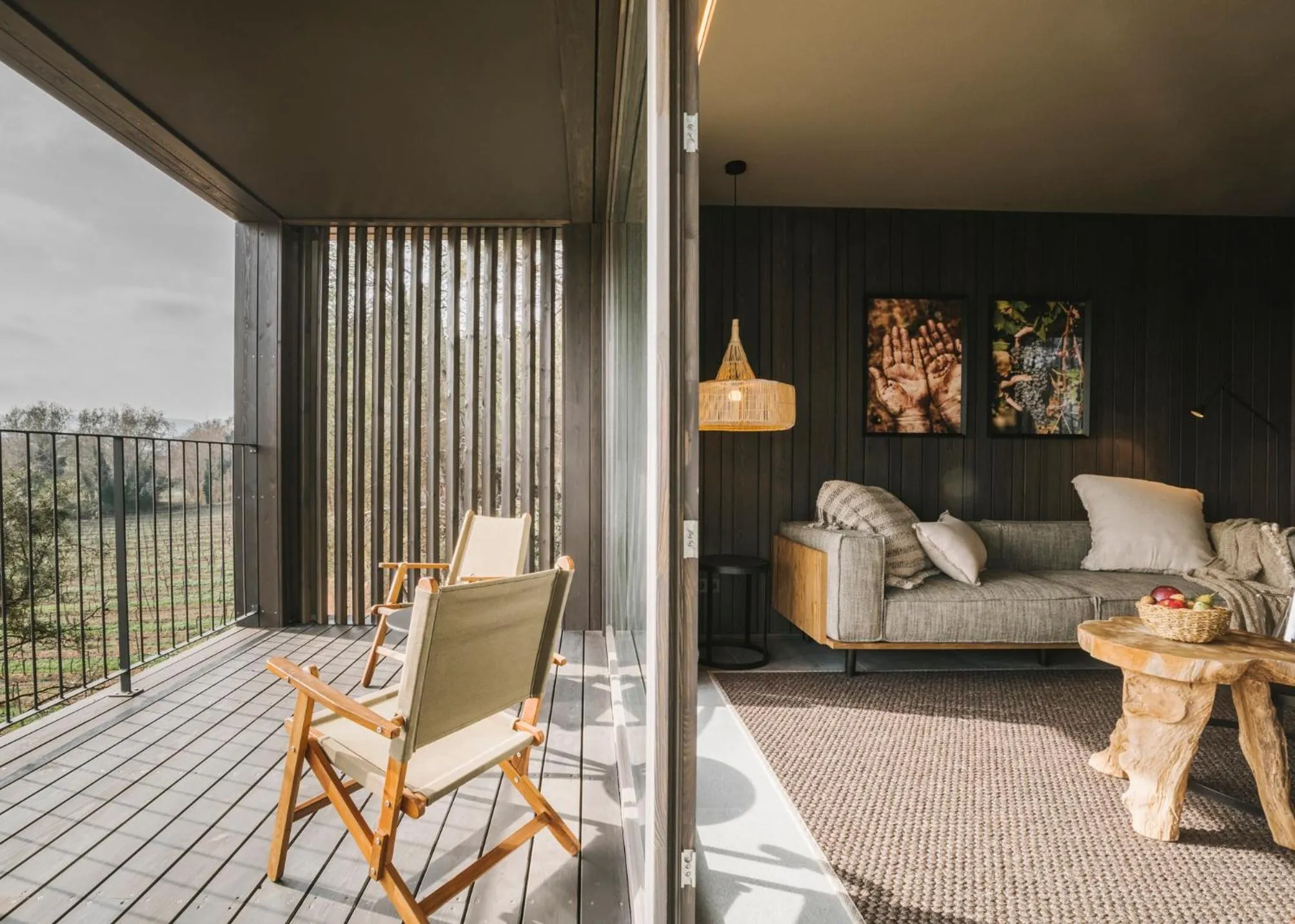 Balcony/Terrace in Les Cabanes de l'Oller del Mas