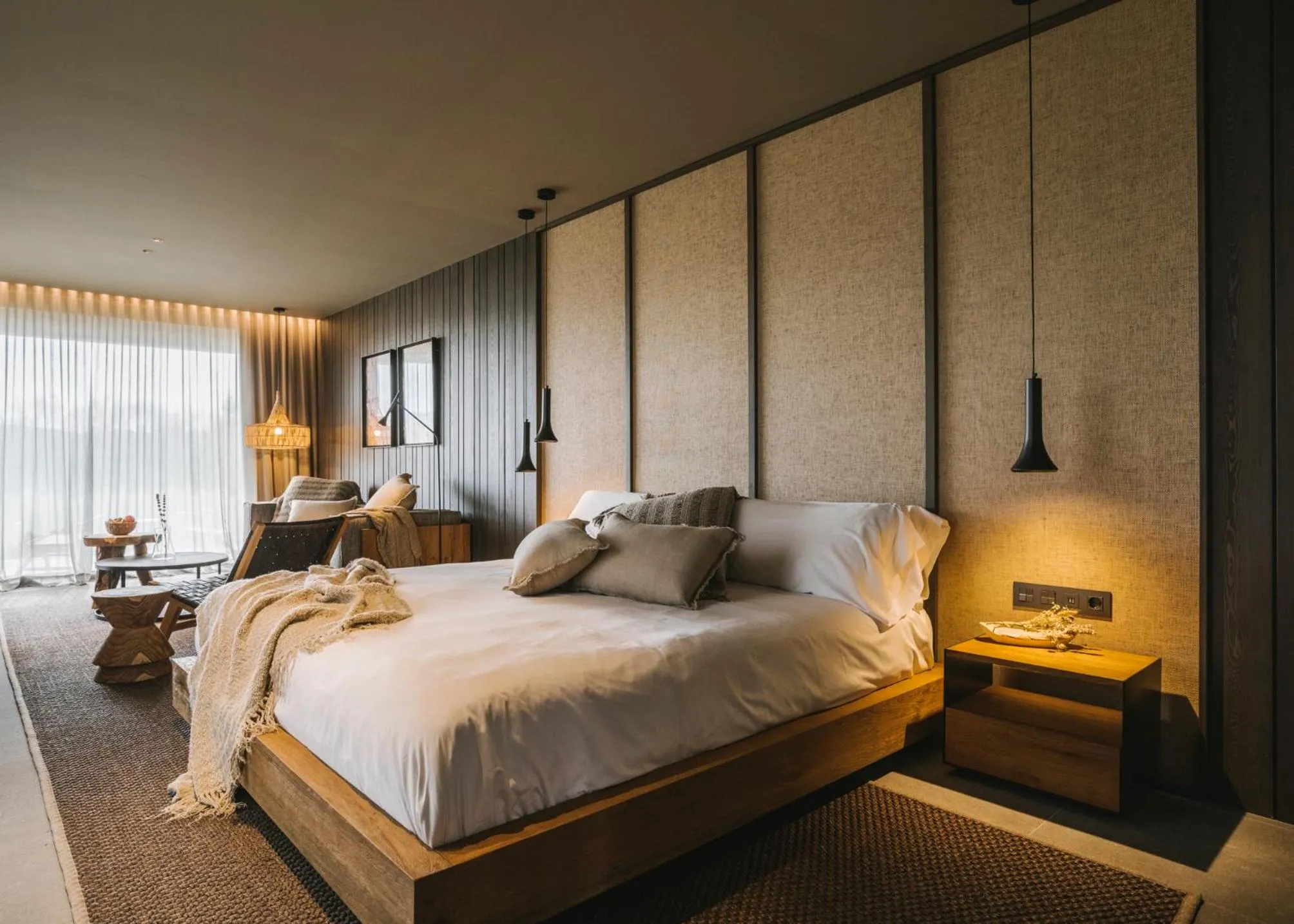 Photo of the whole room, Bed in Les Cabanes de l'Oller del Mas