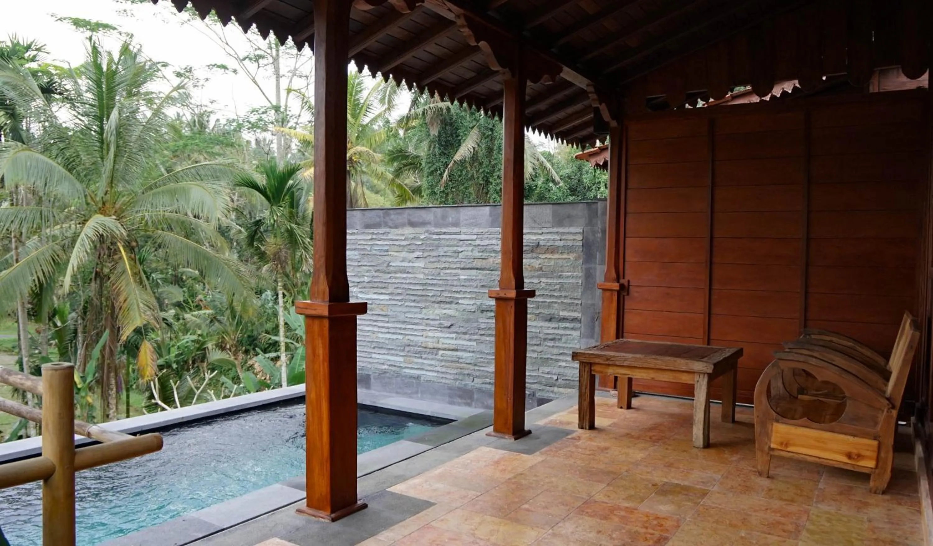 Pool view in Sebatu Tulen Villa
