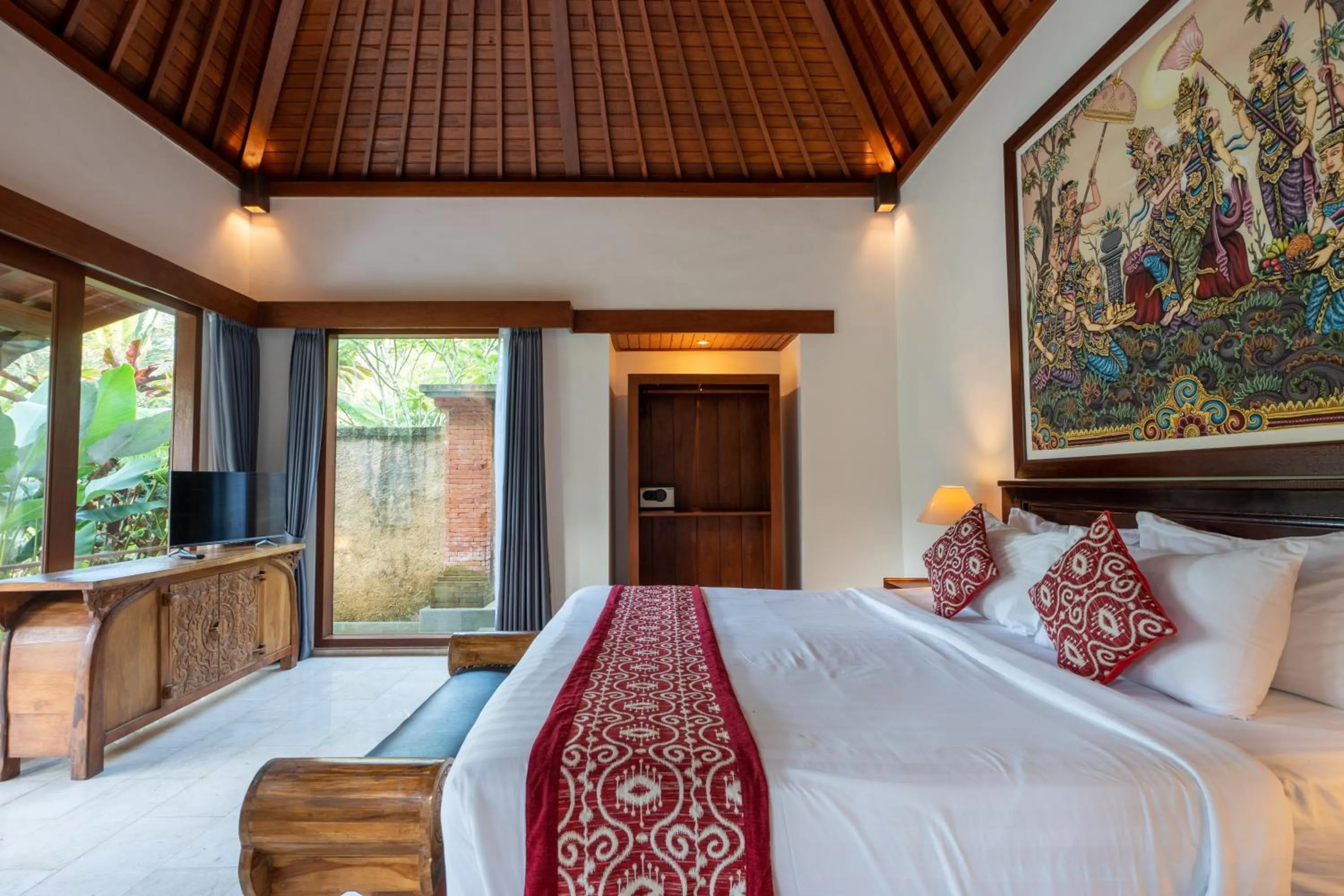 Bed in Sebatu Tulen Villa